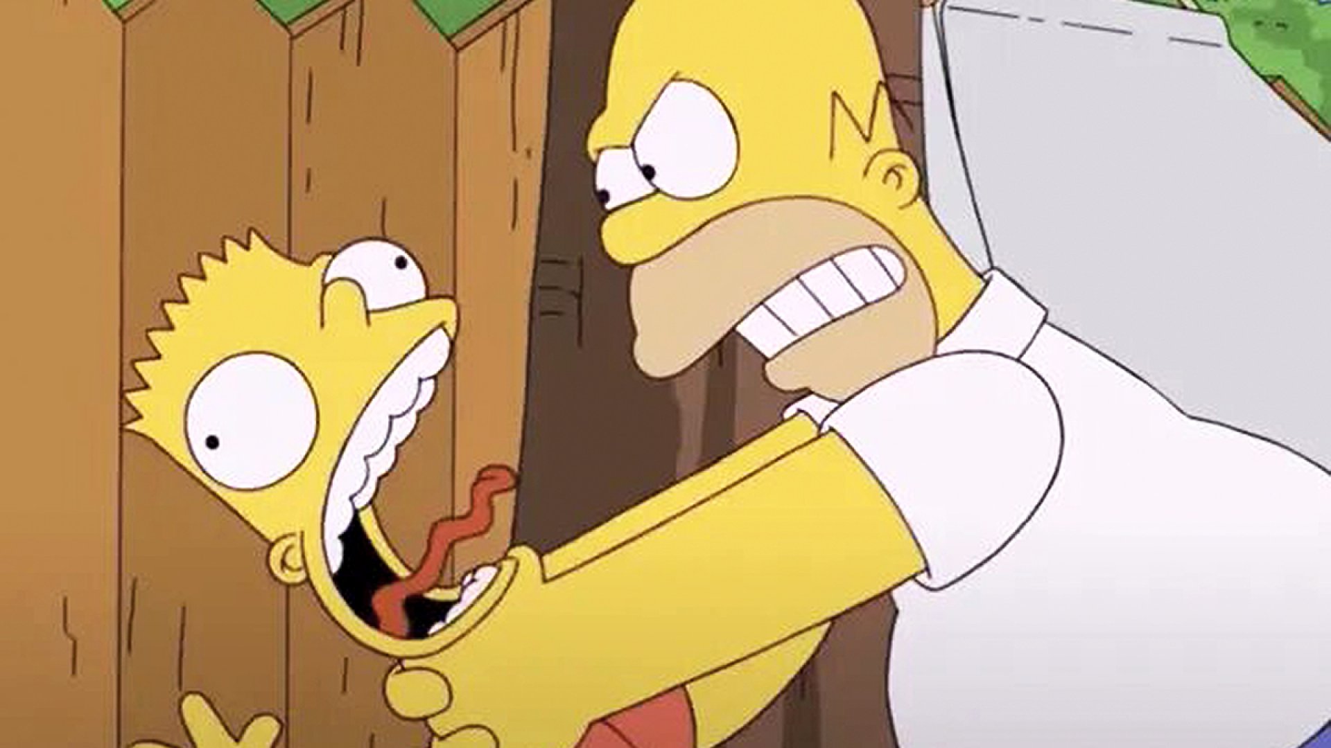 ¿Realmente ‘Los Simpson’ prohibió a Homer estrangular a Bart?
