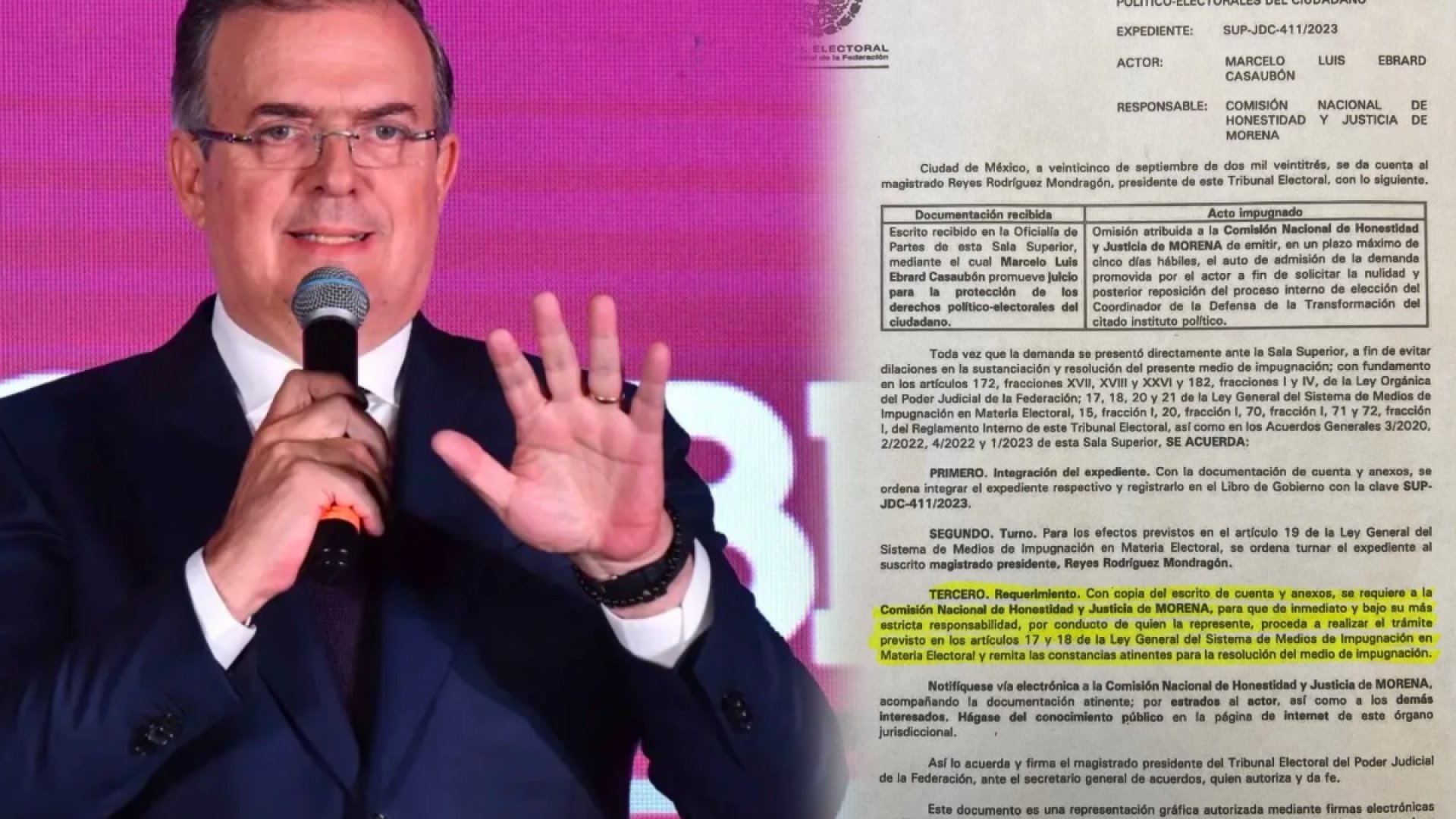 Morena rechaza reponer encuesta impugnada por Ebrard