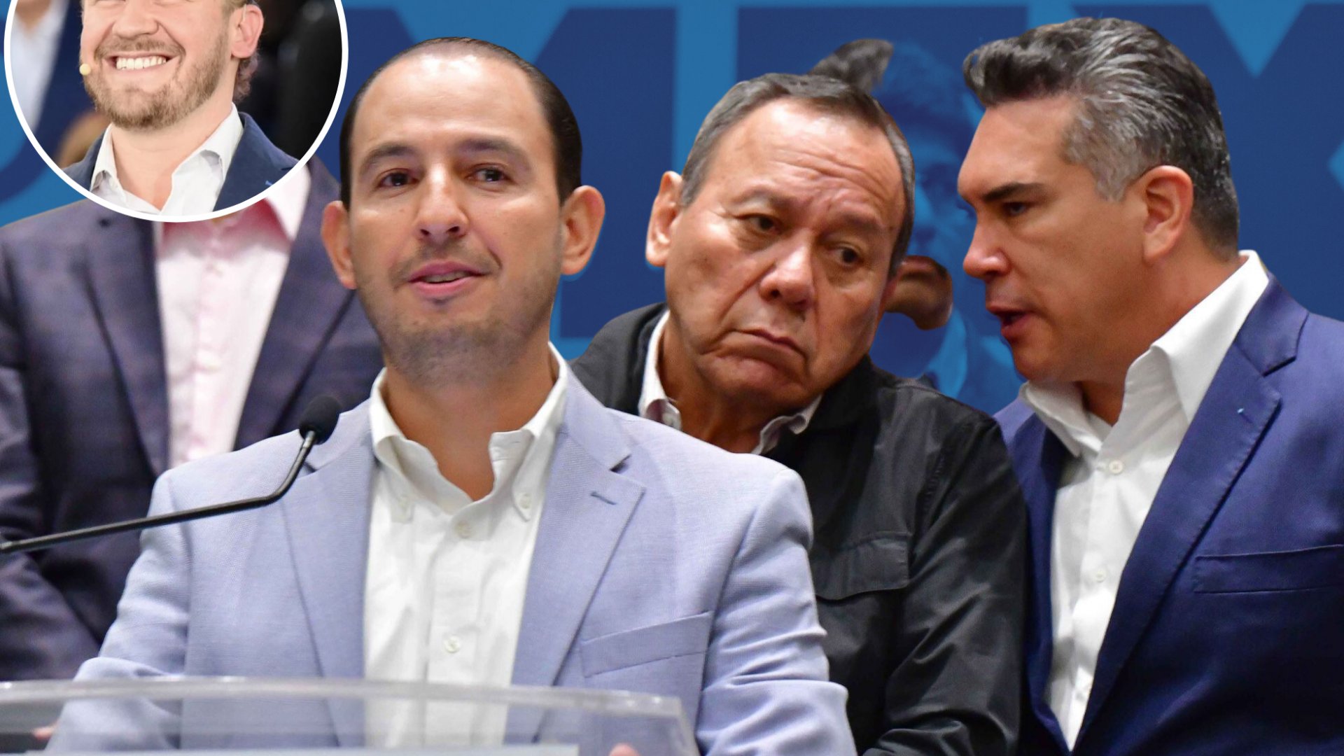 PAN cierra filas con Santiago Taboada en CDMX; PRI se opone