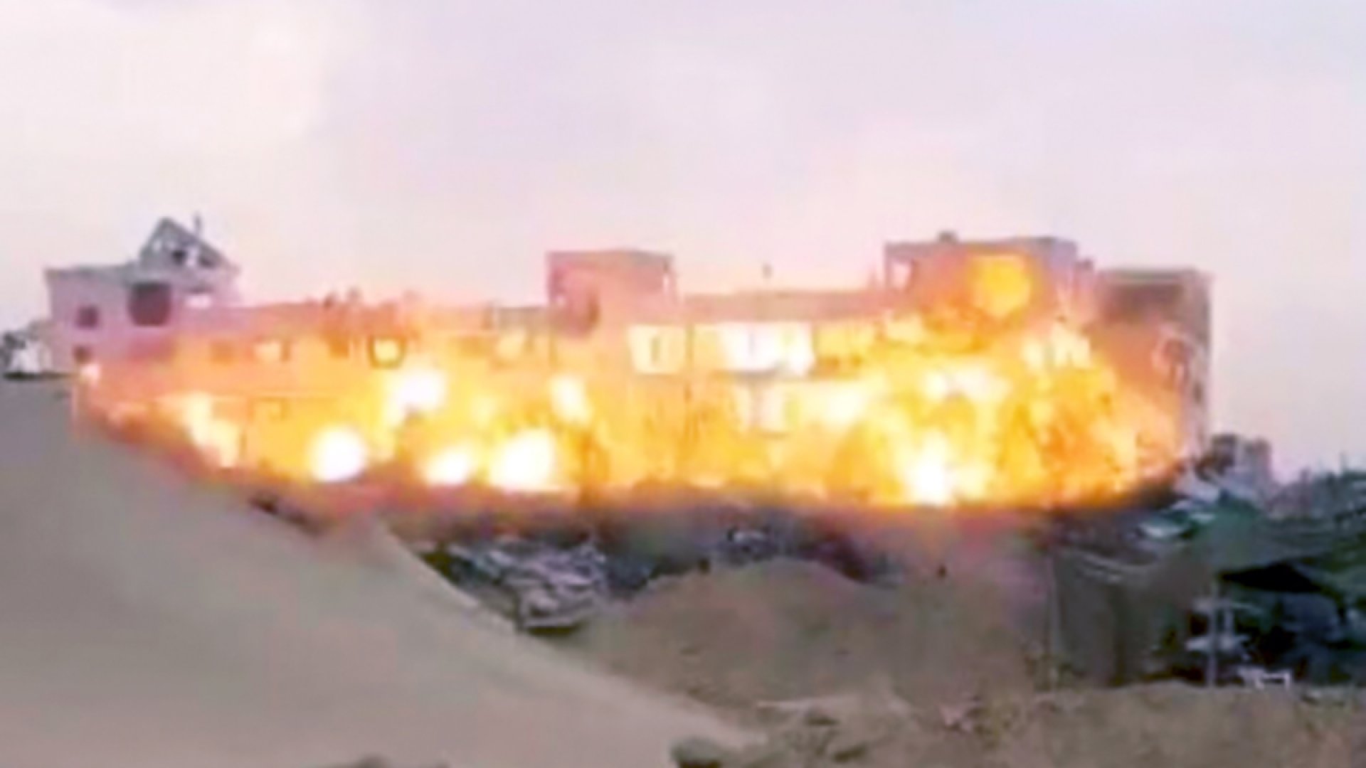 El Ejército de Israel destruyó Parlamento de Hamás en Gaza