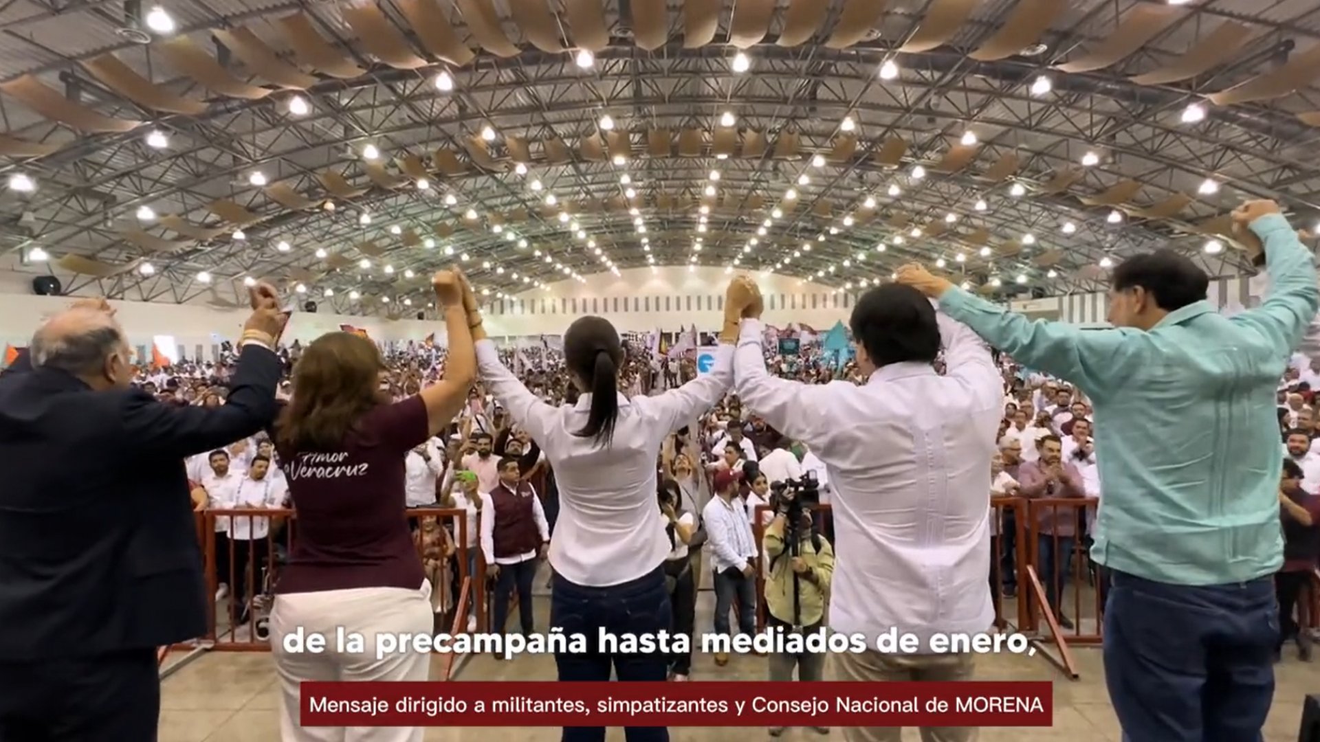 Arranca precampaña de Sheinbaum en Veracruz