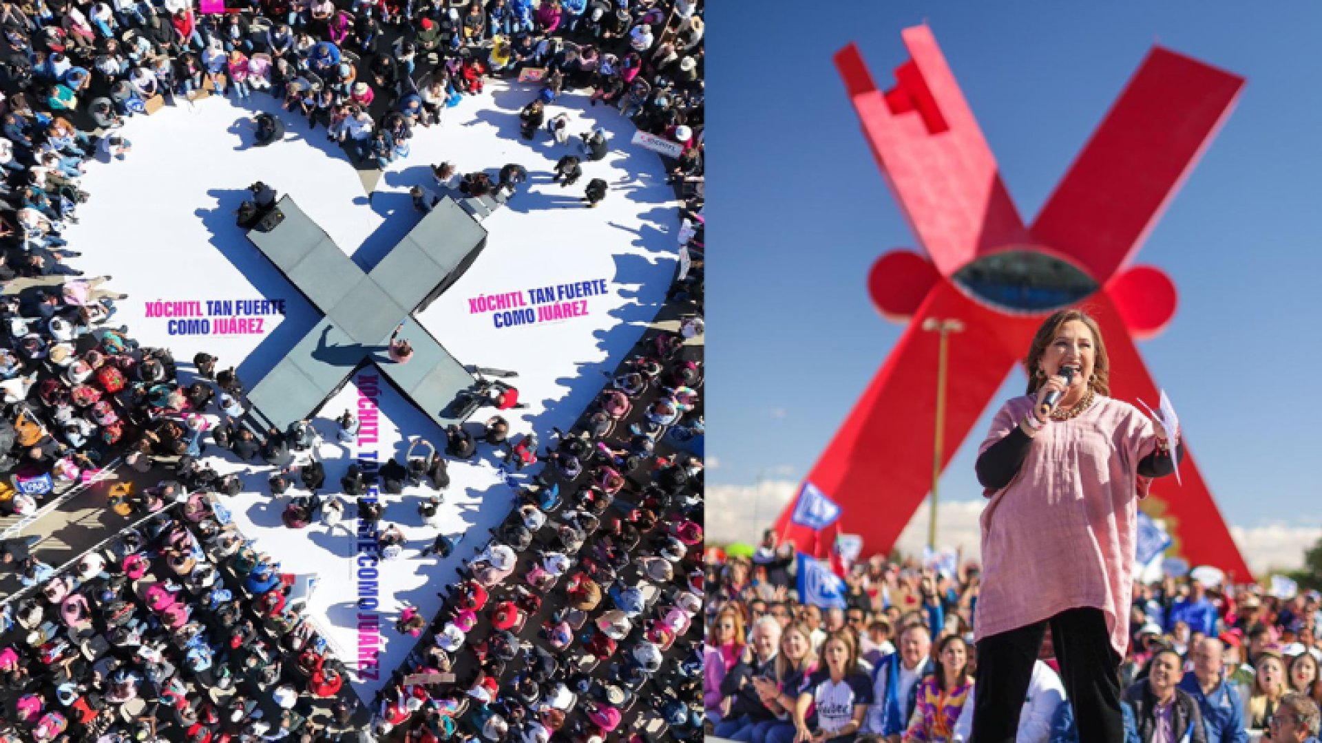 Xóchitl continúa precampaña en Ciudad Juárez