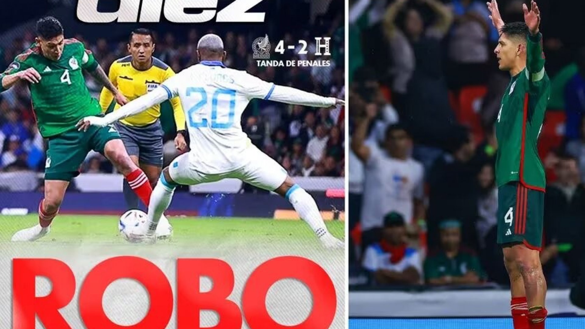 Prensa de Honduras califica de ‘robo’ el triunfo de México