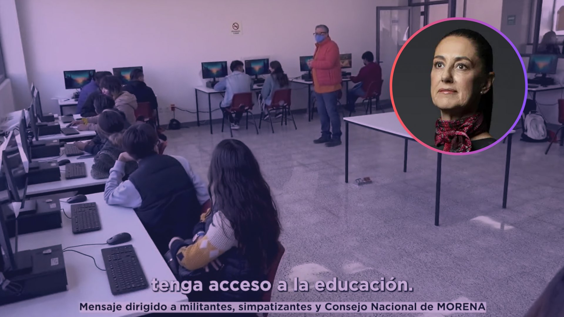 Destaca Sheinbaum programa educativo que creó en su gobierno