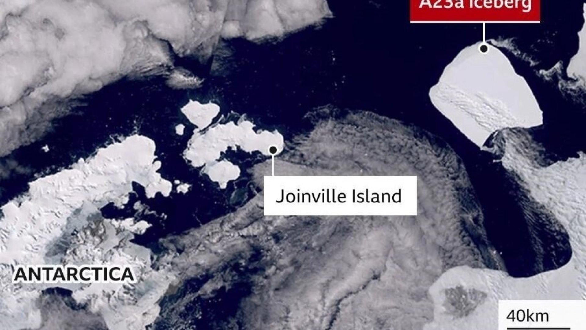 El mayor iceberg del mundo se desprende y va hacia el Océano Antártico