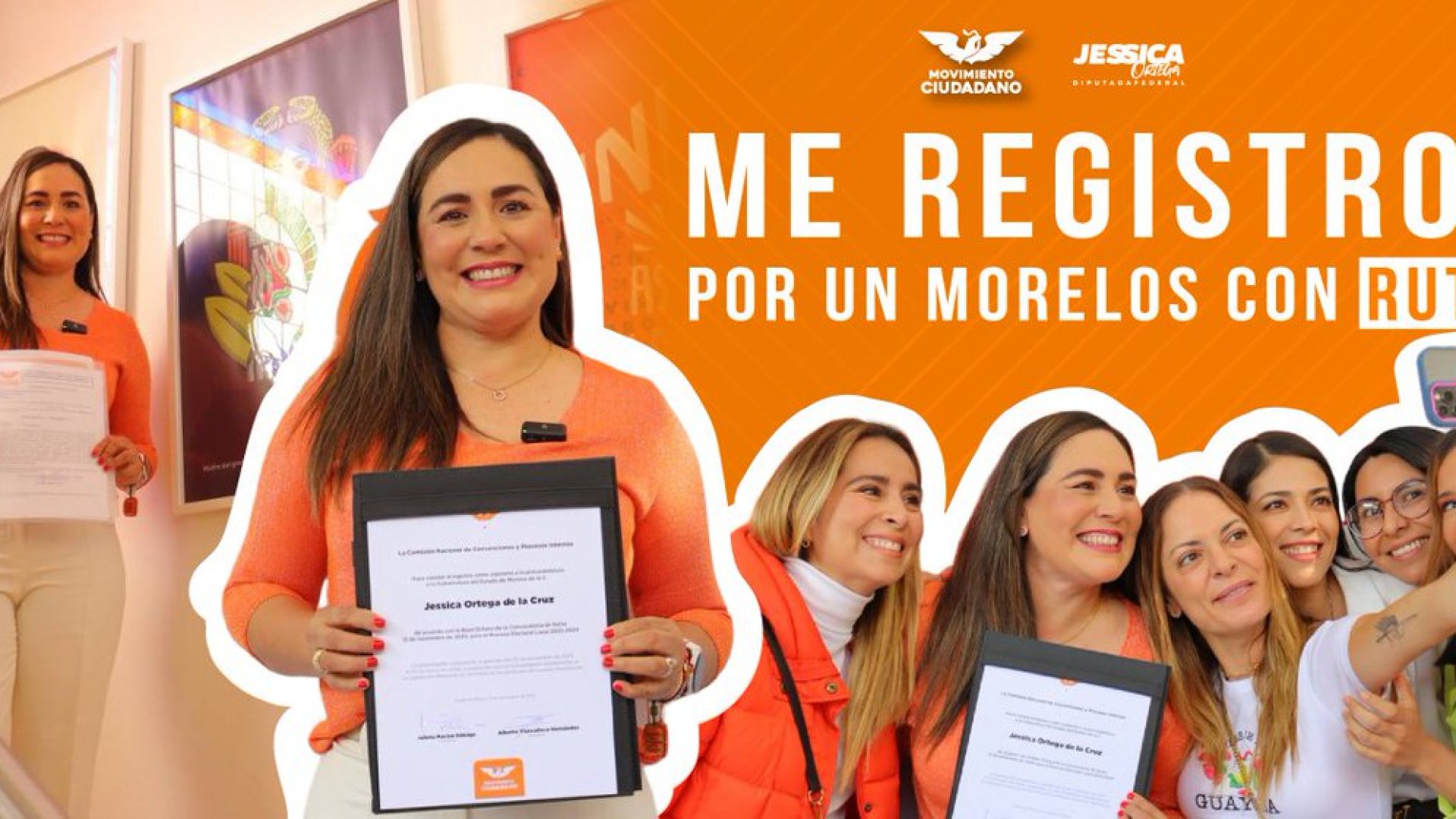 Jessica Ortega buscará la gubernatura de Morelos por MC