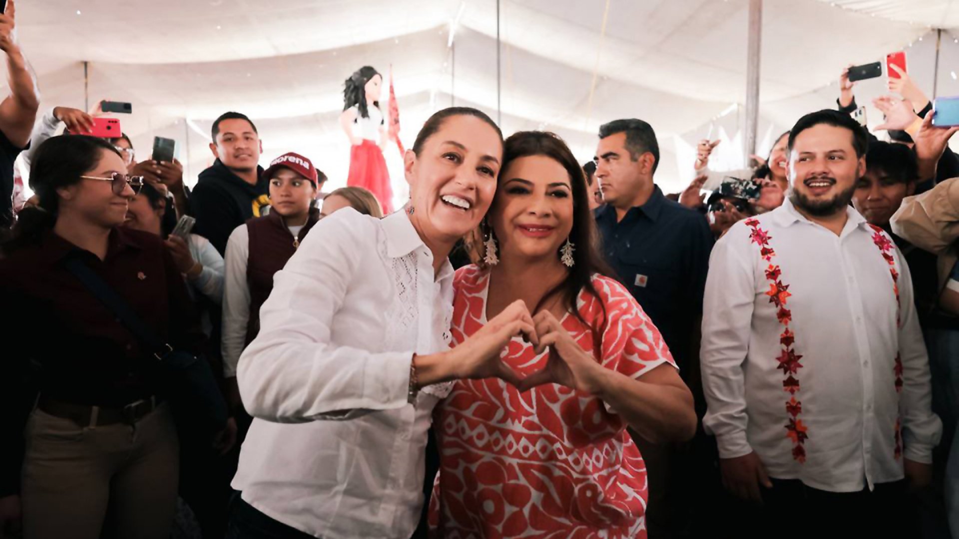 Ante miles de morenistas en Iztapalapa, Claudia destaca sus logros
