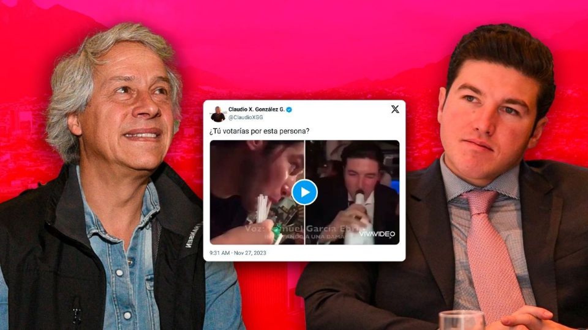 Samuel García confronta a Claudio X. por compartir audio falso