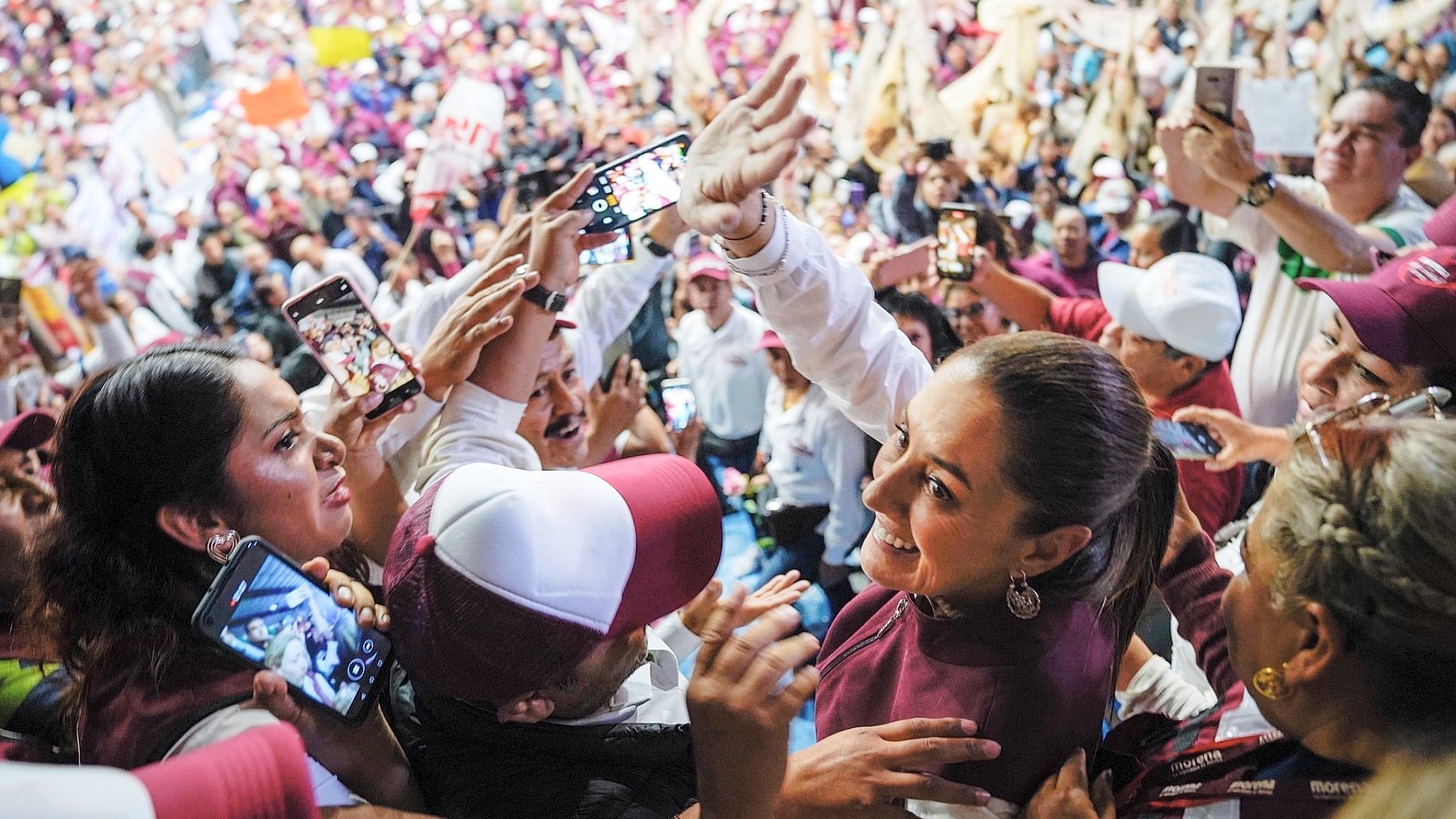 Claudia: ‘La cuarta transformación acabó con la robadera y así va a seguir siendo’