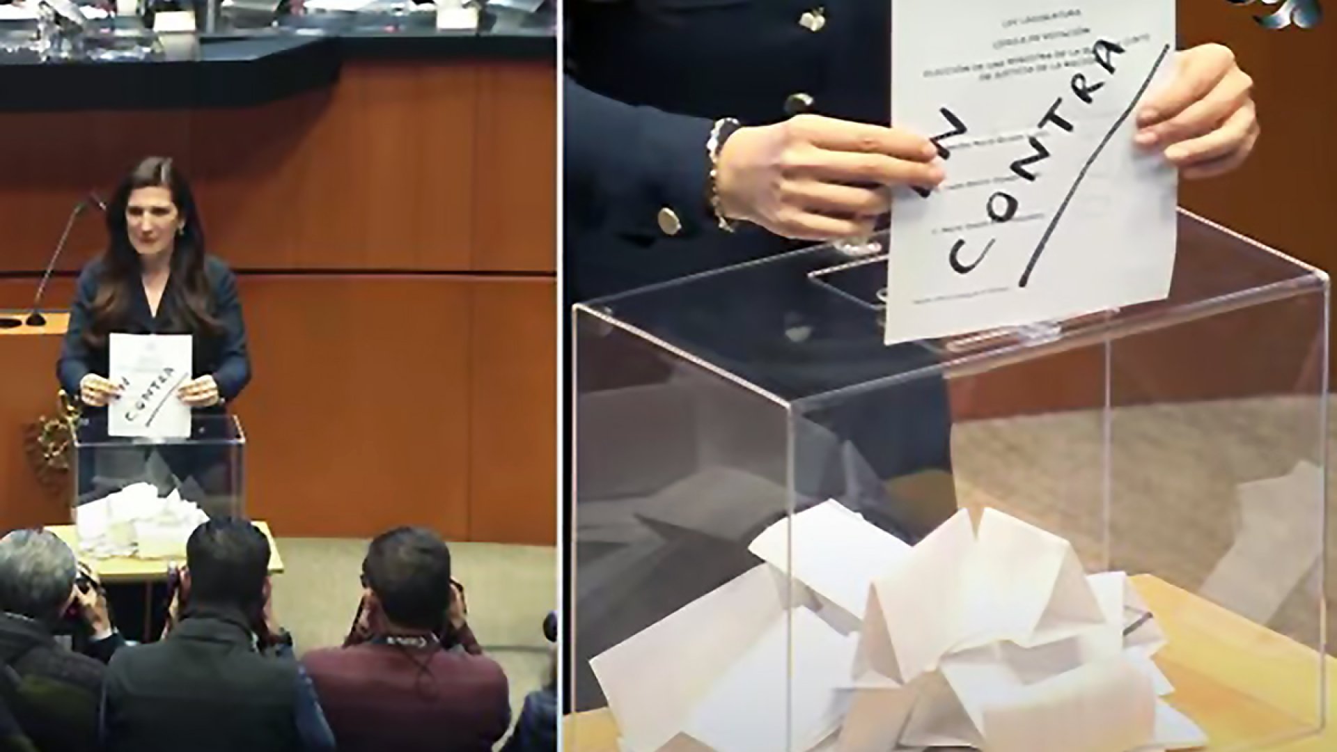 Oposición en el Senado invalida primera terna de AMLO para la SCJN