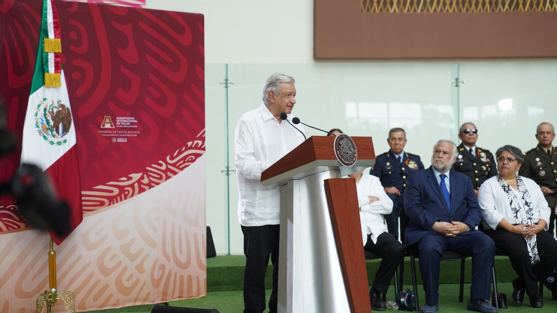 Inauguración del Aeropuerto Internacional Felipe Carrillo Puerto de Tulum