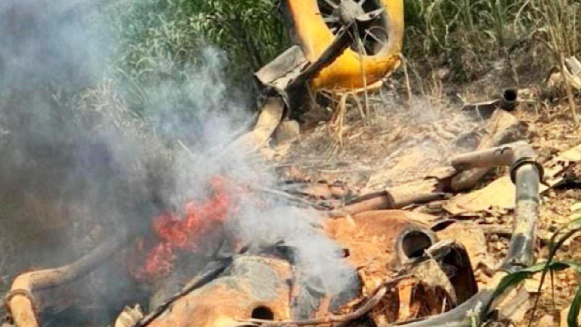 Se desploma helicóptero de la CFE en Cuautla, Morelos