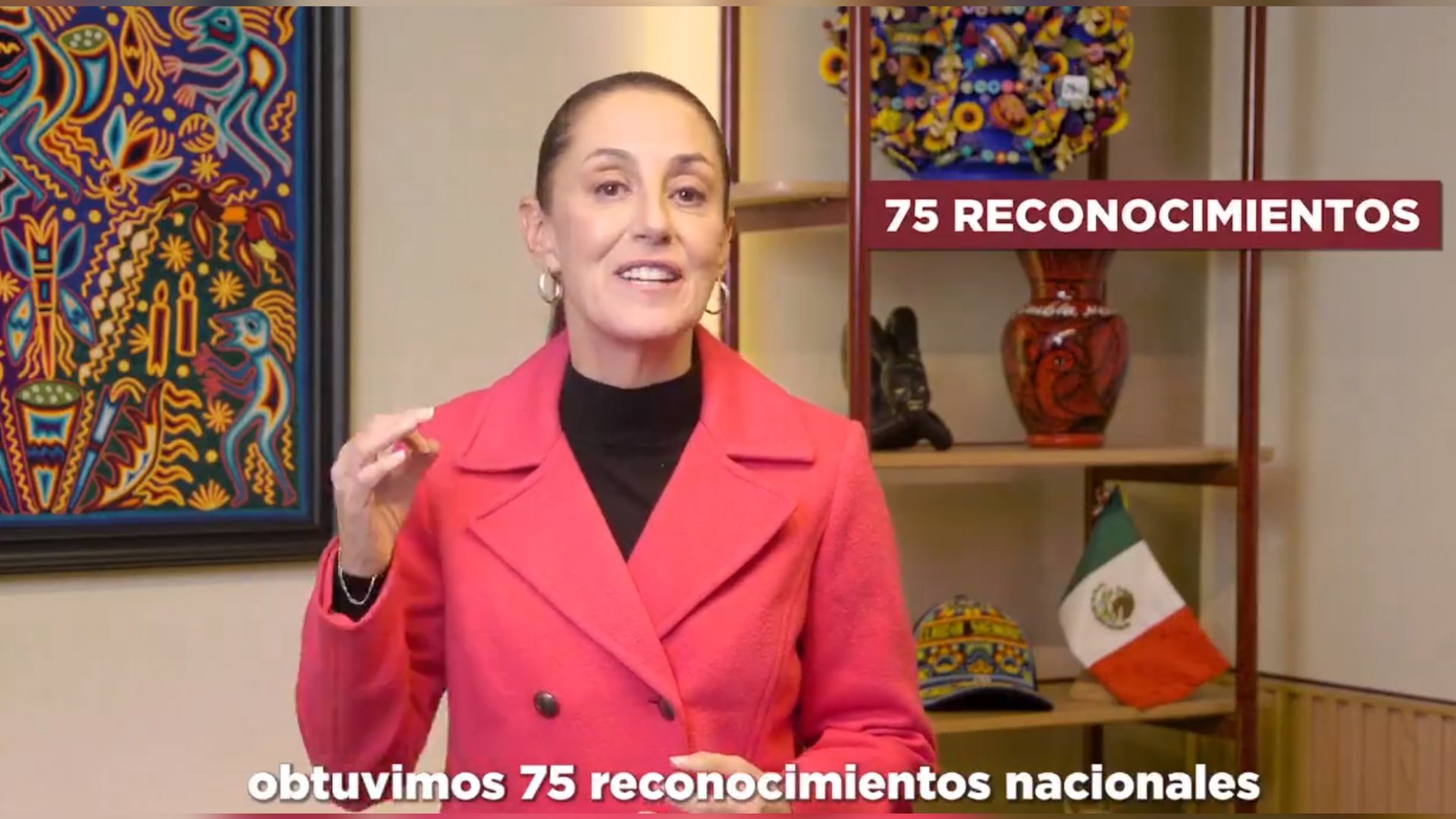 Sheinbaum presume logros como jefa de Gobierno