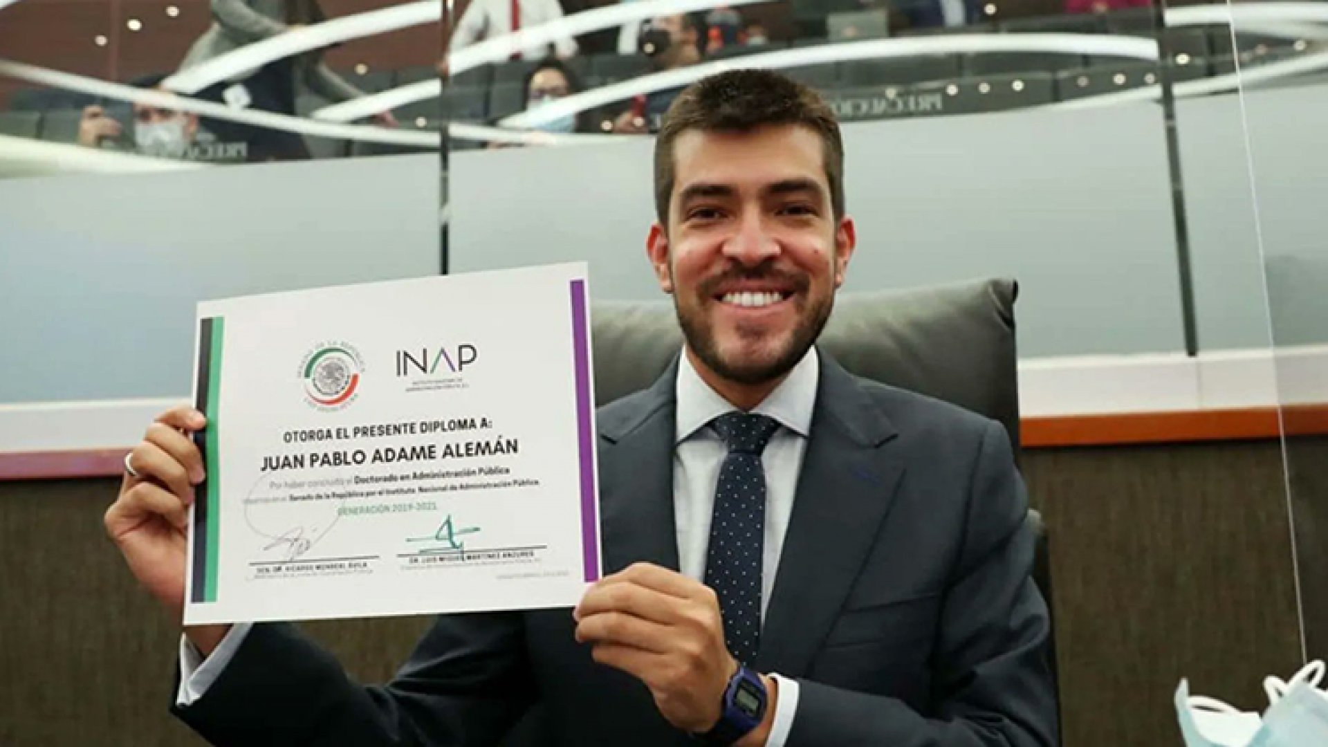 Murió el senador panista Juan Pablo Adame