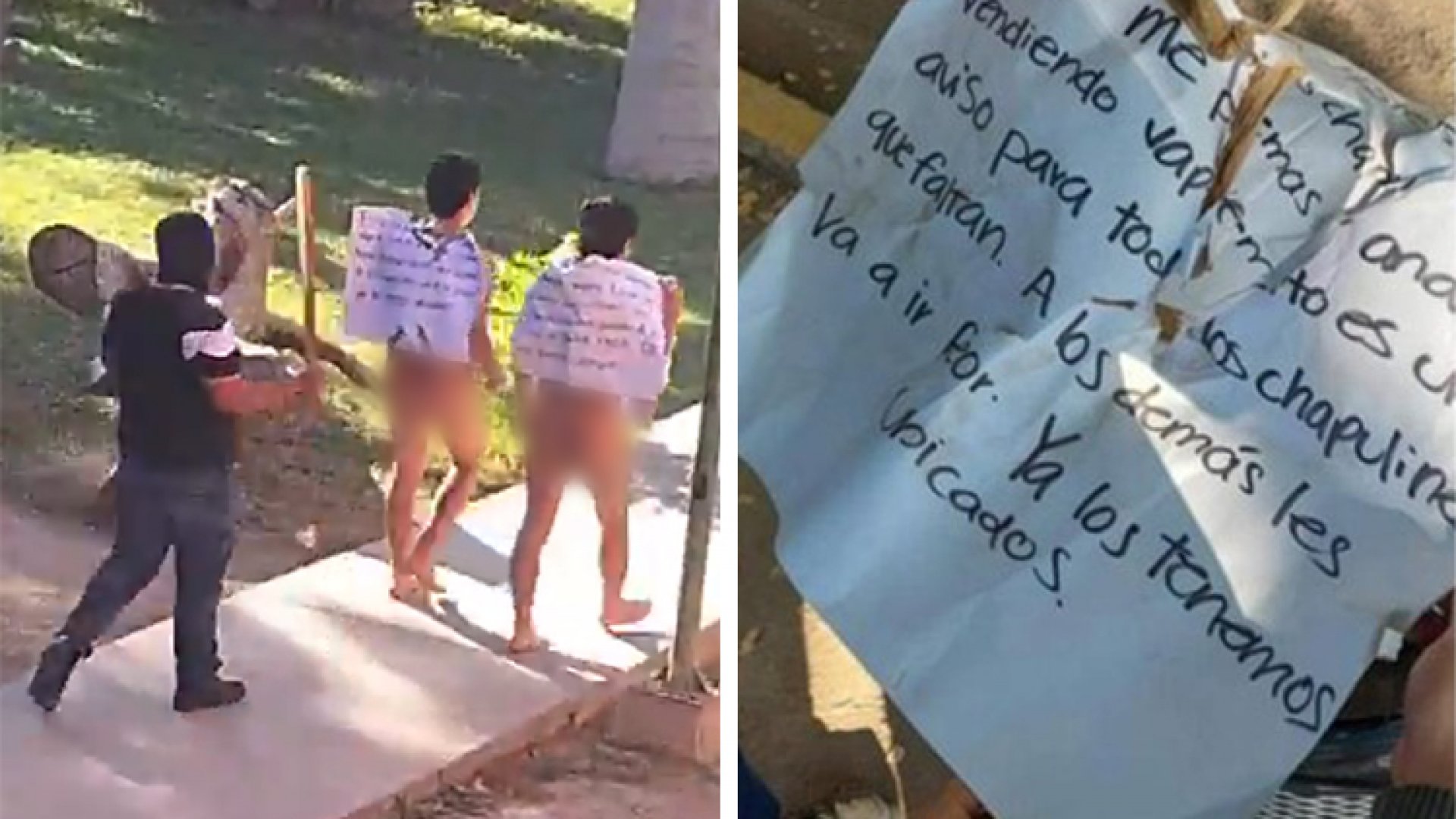 Golpean y desnudan encapuchados a universitarios en Guasave, Sinaloa