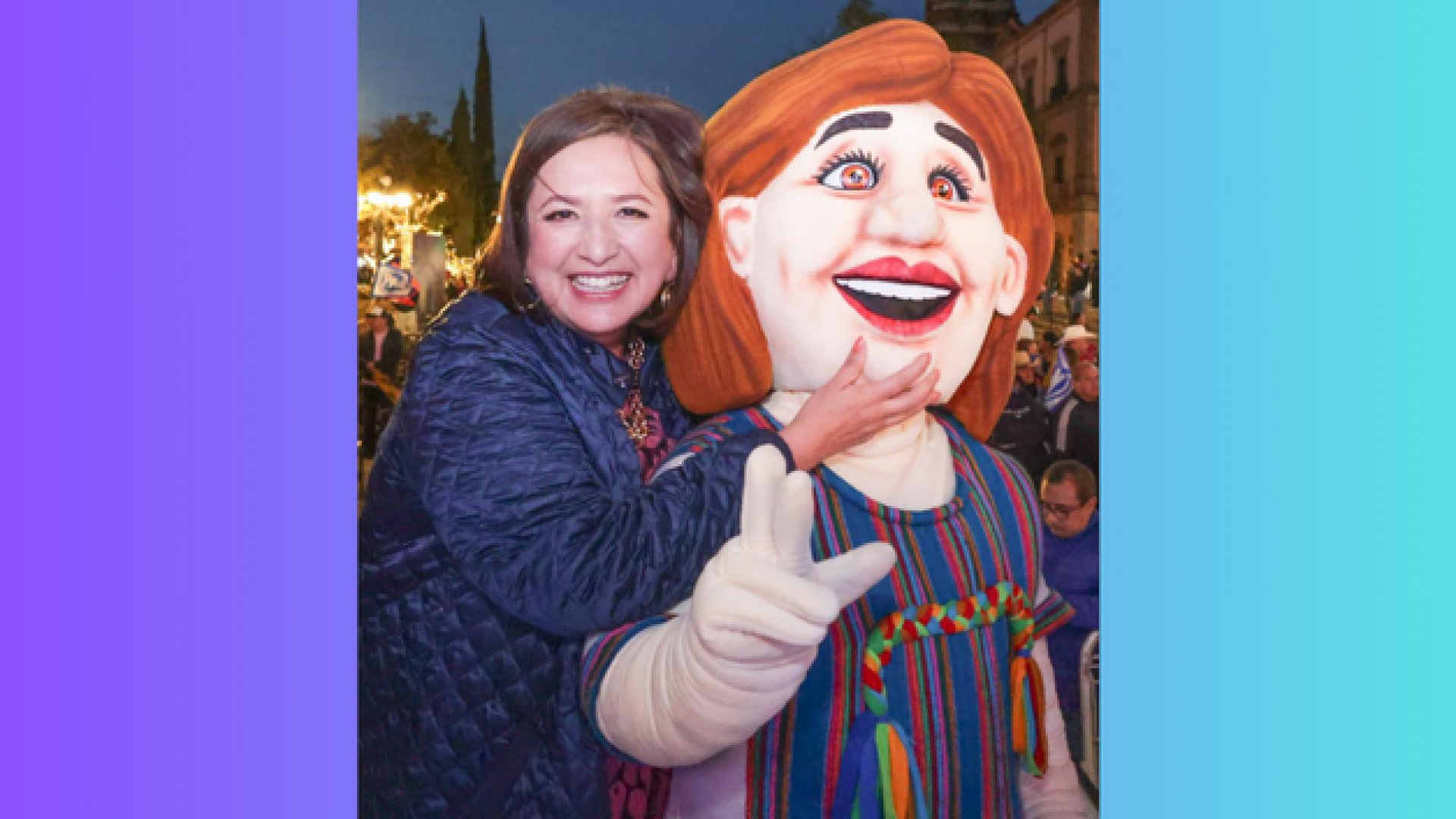 Xóchitl Gálvez le hace honor a su apodo de ‘botarga’