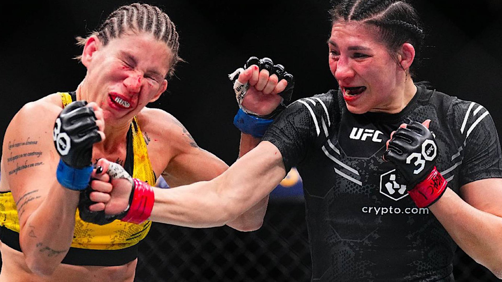 ¡Absoluta guerrera! Irene Aldana derrota en espectacular combate a Karol Rosa en UFC 296