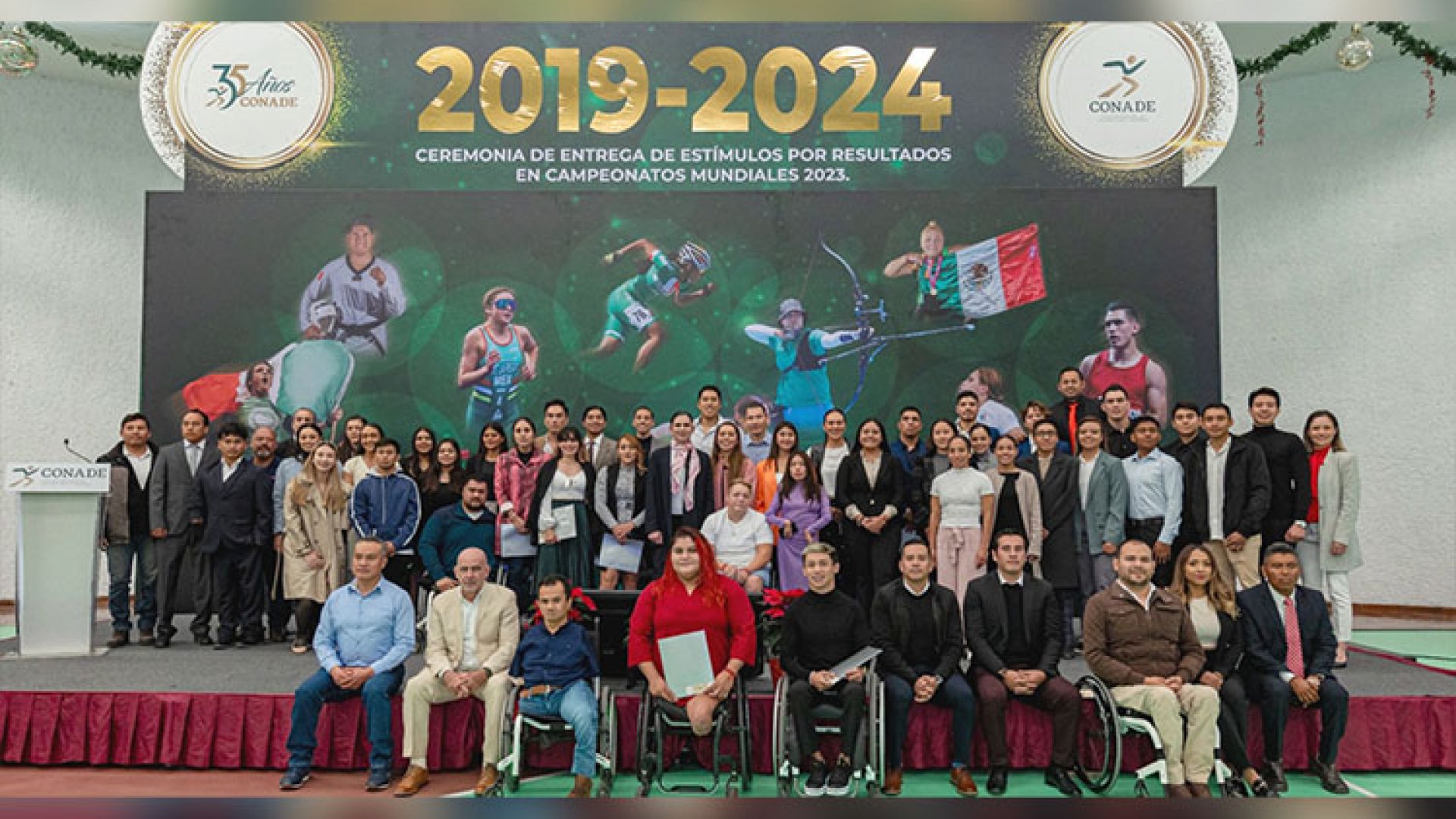 Entrega Conade estímulos por resultados en Campeonatos Mundiales 2023