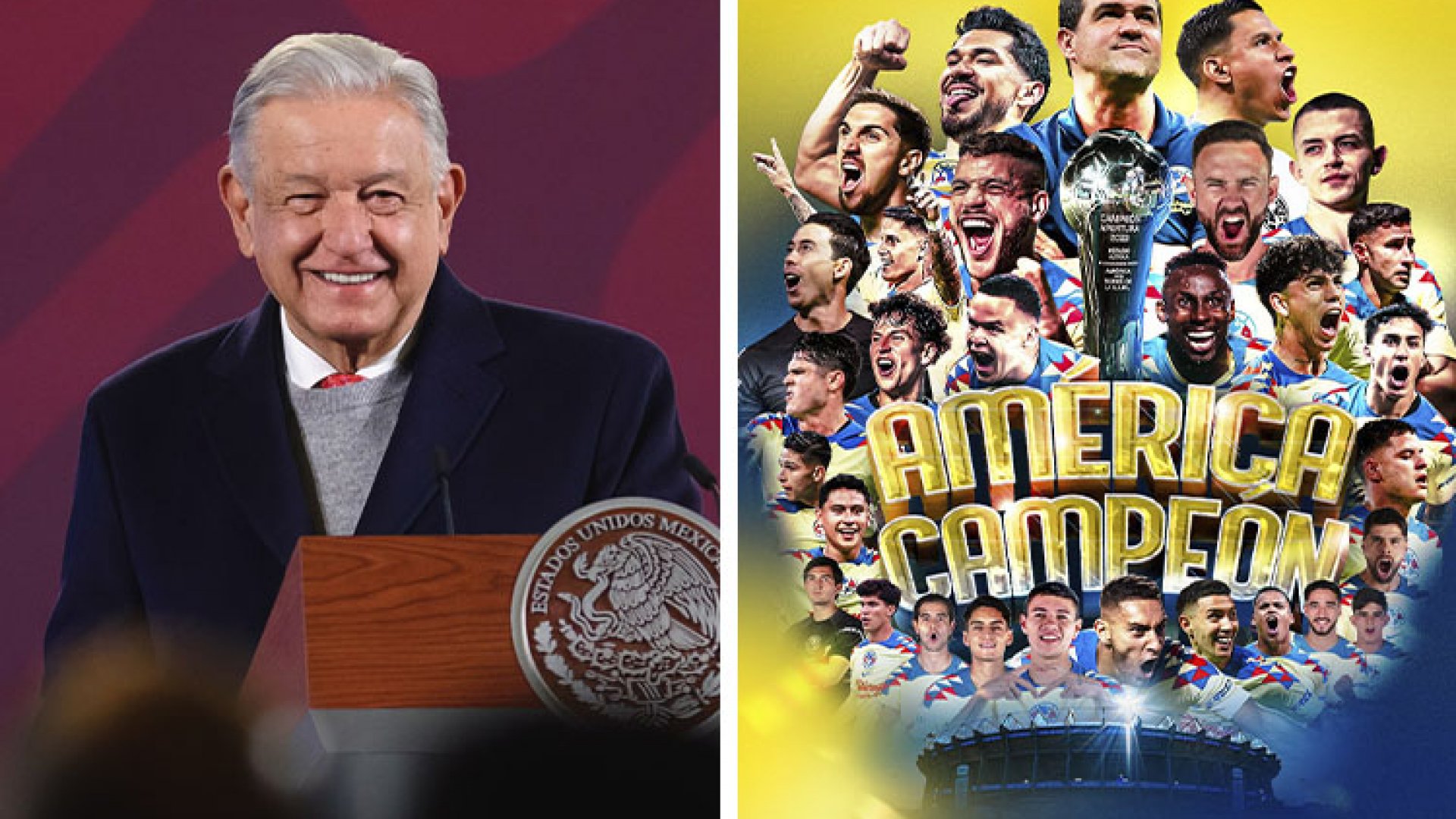 Felicita AMLO al América y recibe jersey de Shohei Ohtani