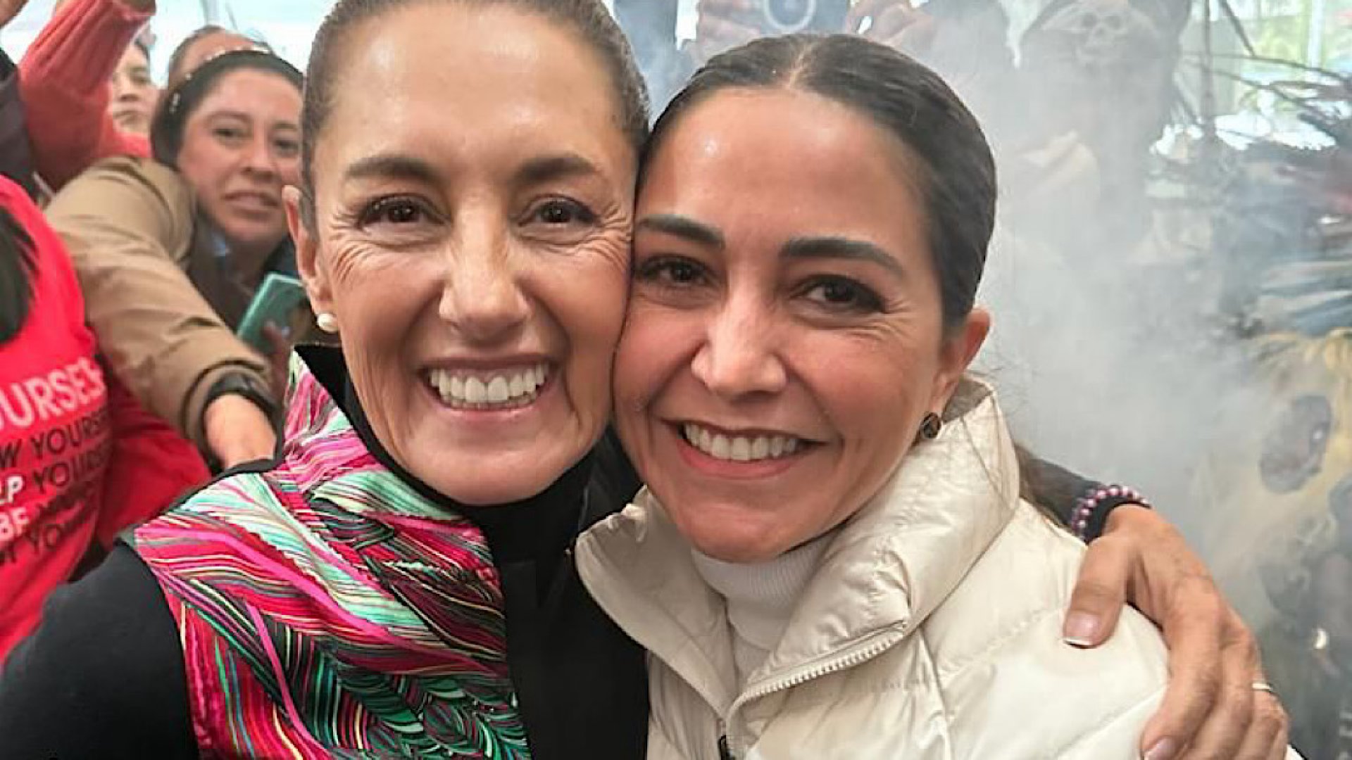 En Veracruz, Anilú Ingram apoya a Claudia Sheinbaum