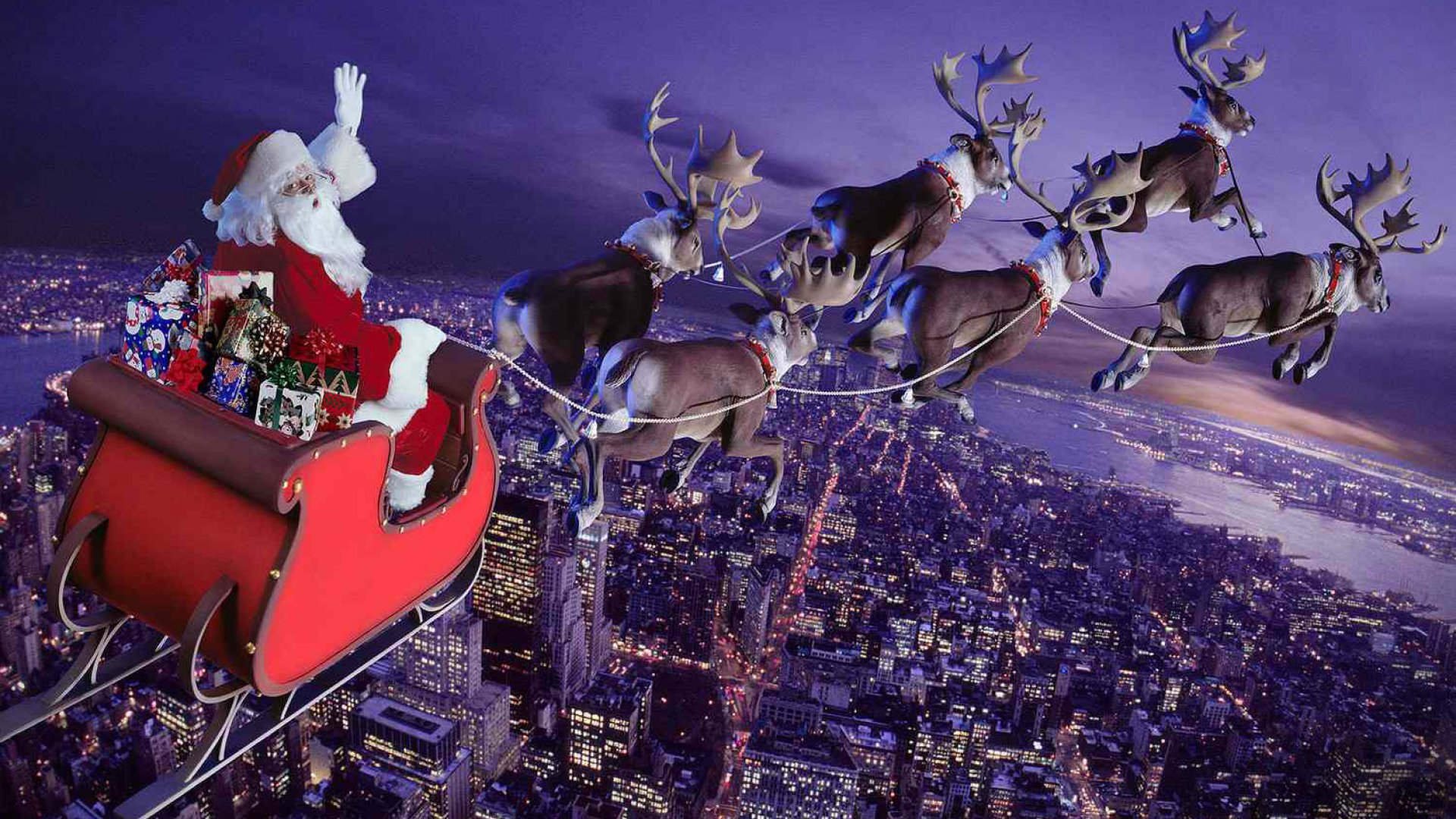 Rastrean vuelo de Santa Claus en tiempo real