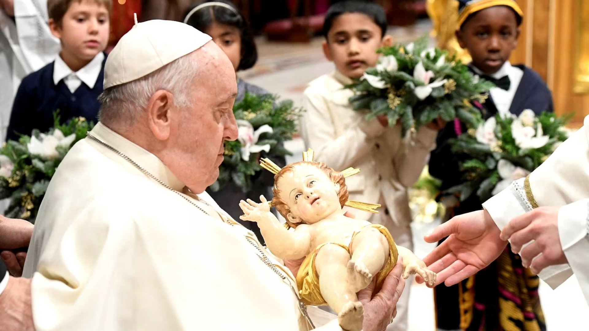 El papa Francisco pidió el fin de la guerra en Gaza y la liberación de los rehenes en su mensaje navideño