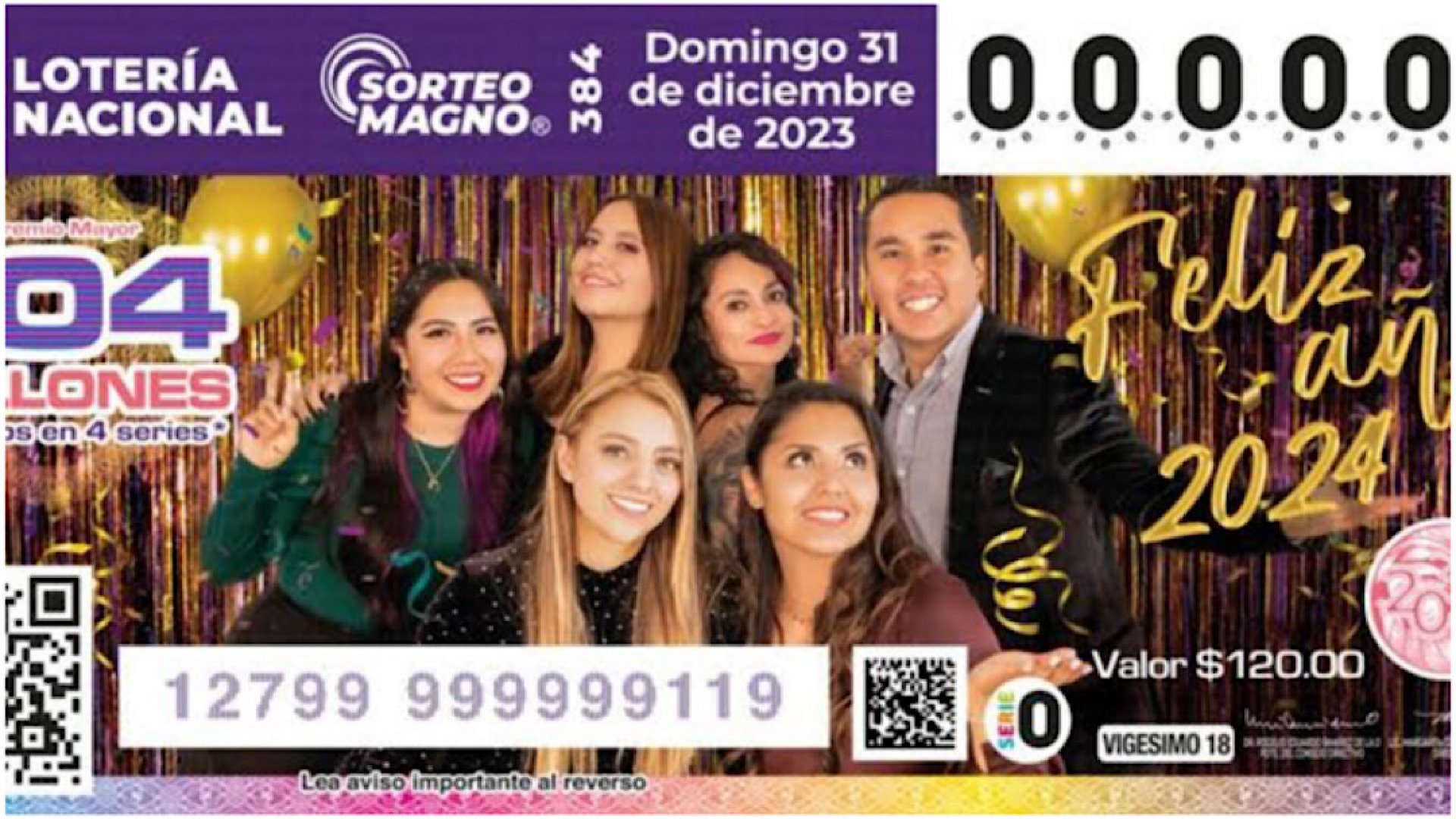 ¡Premio mayor! Lotería Nacional agota cachitos para el Sorteo Magno de Año Nuevo