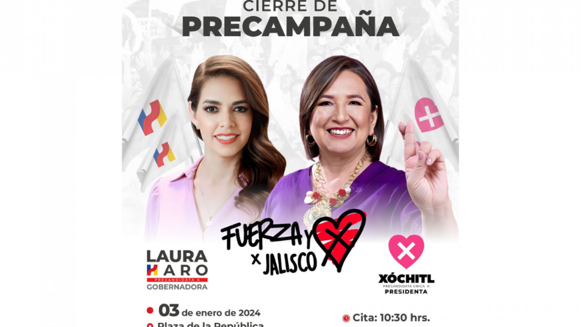 Xóchitl Gálvez acompañará a Laura Haro en el cierre de su precampaña