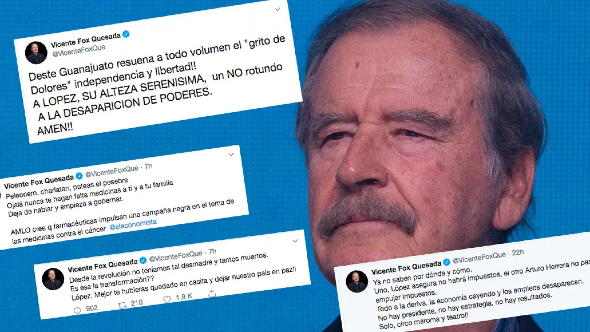 Reactivan cuenta de ‘X’ de Vicente Fox