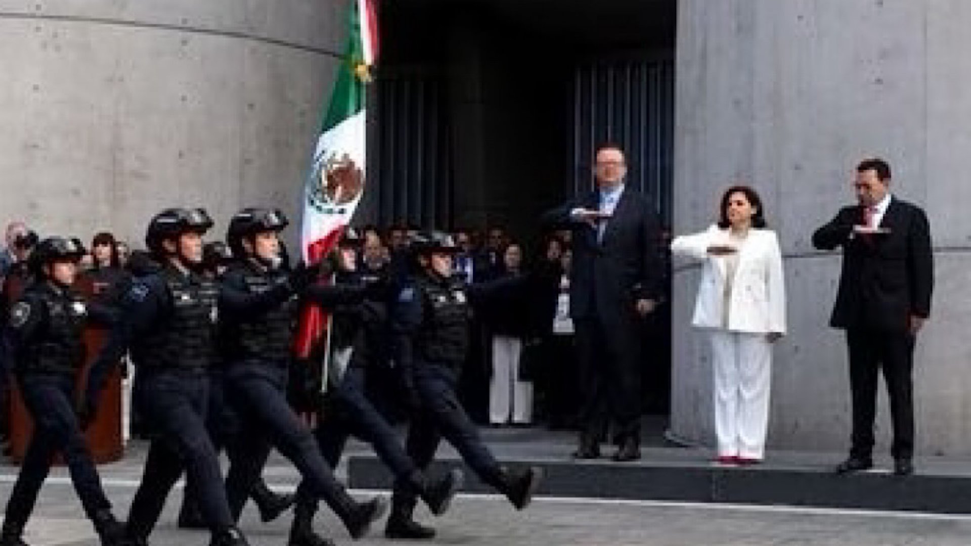 Magistrada Mónica Soto encabeza ceremonia cívica por primera sesión de 2024 del TEPJF