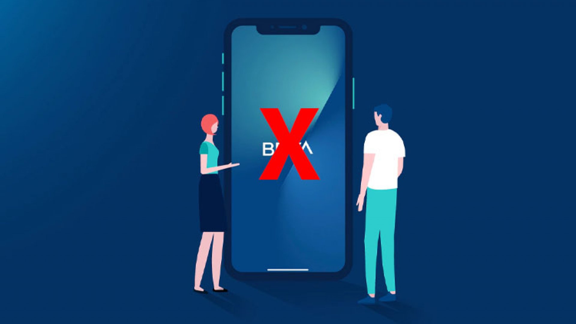 Falla ‘app’ de BBVA y se vuelve tendencia en X