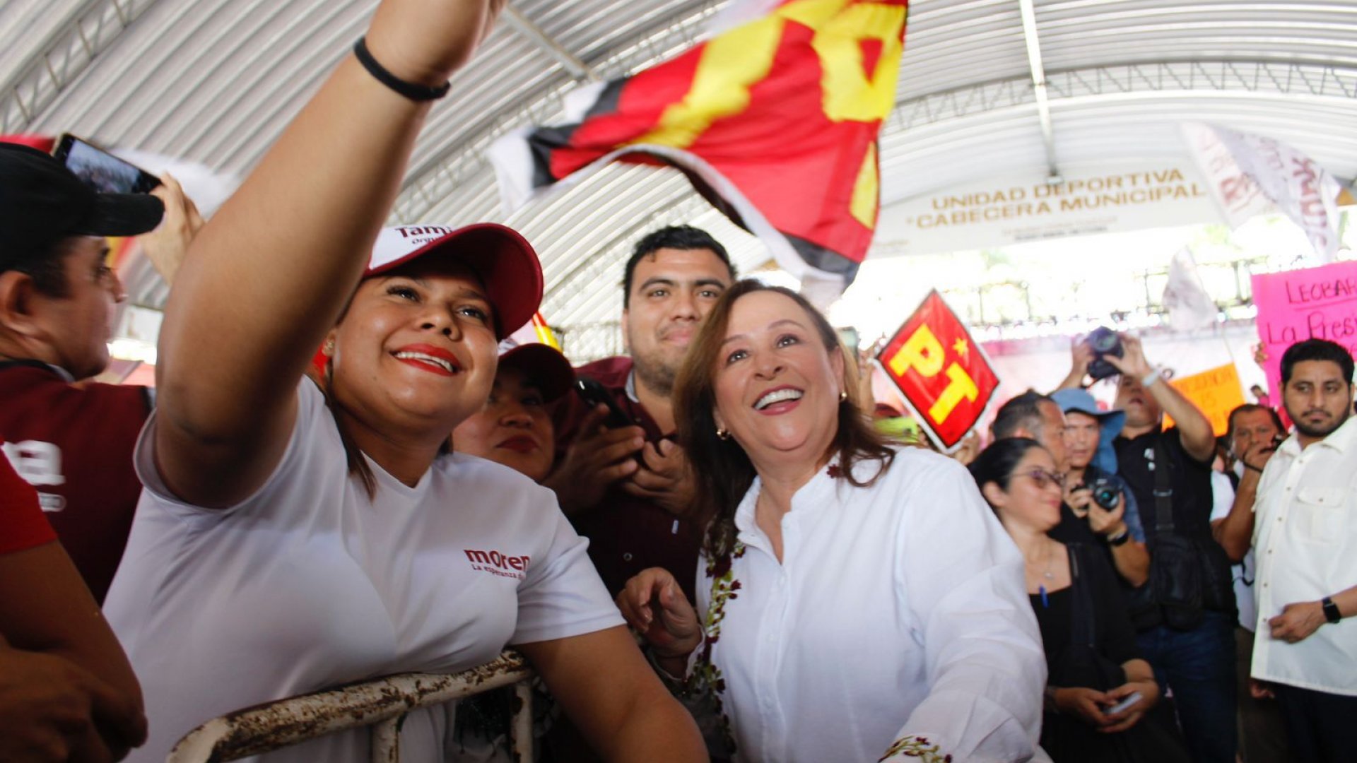 Rocío Nahle: En Tihuatlán se vive y se siente la cuarta transformación
