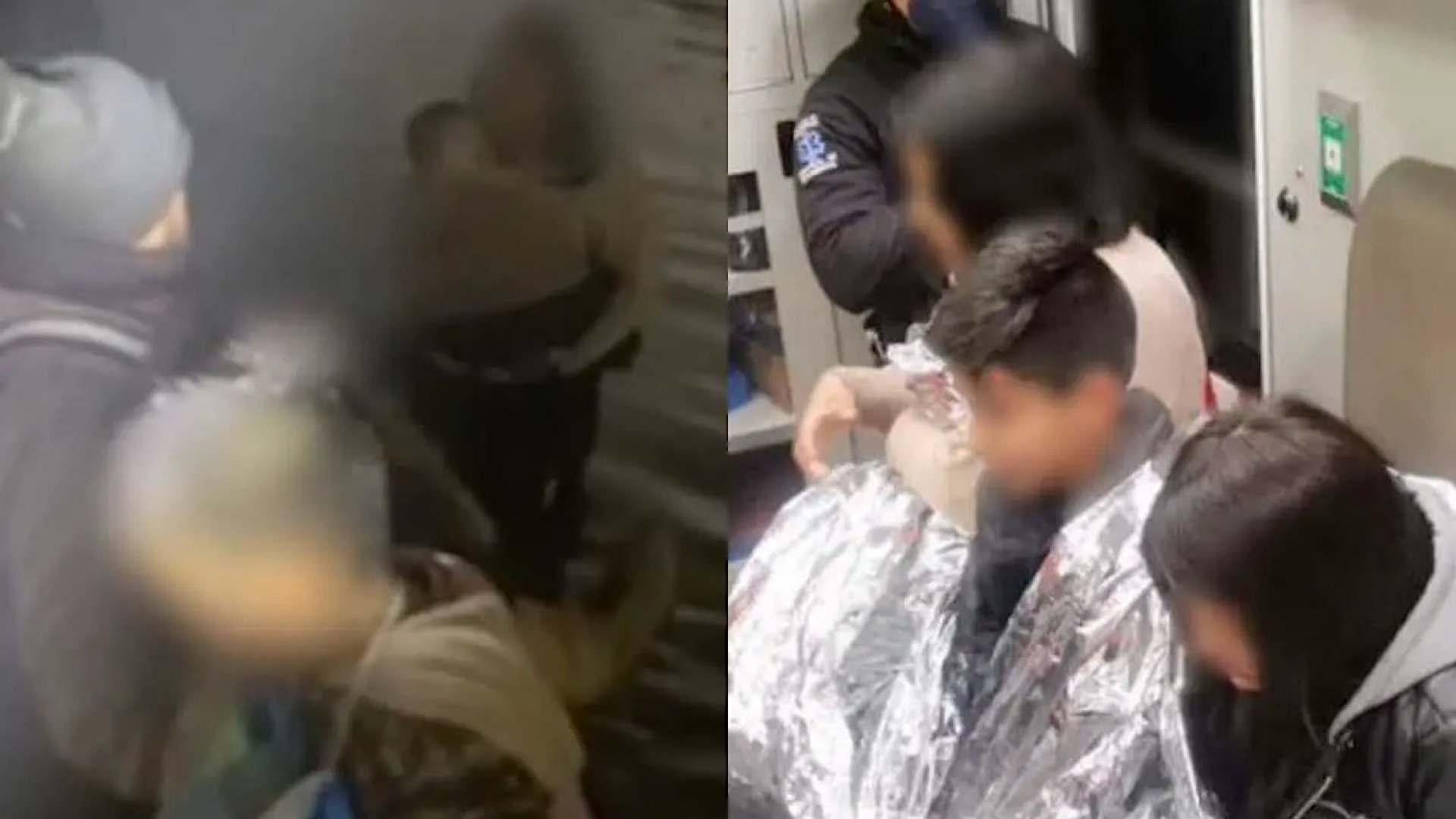 Rescatan a madre y sus cuatro hijos con hipotermia 