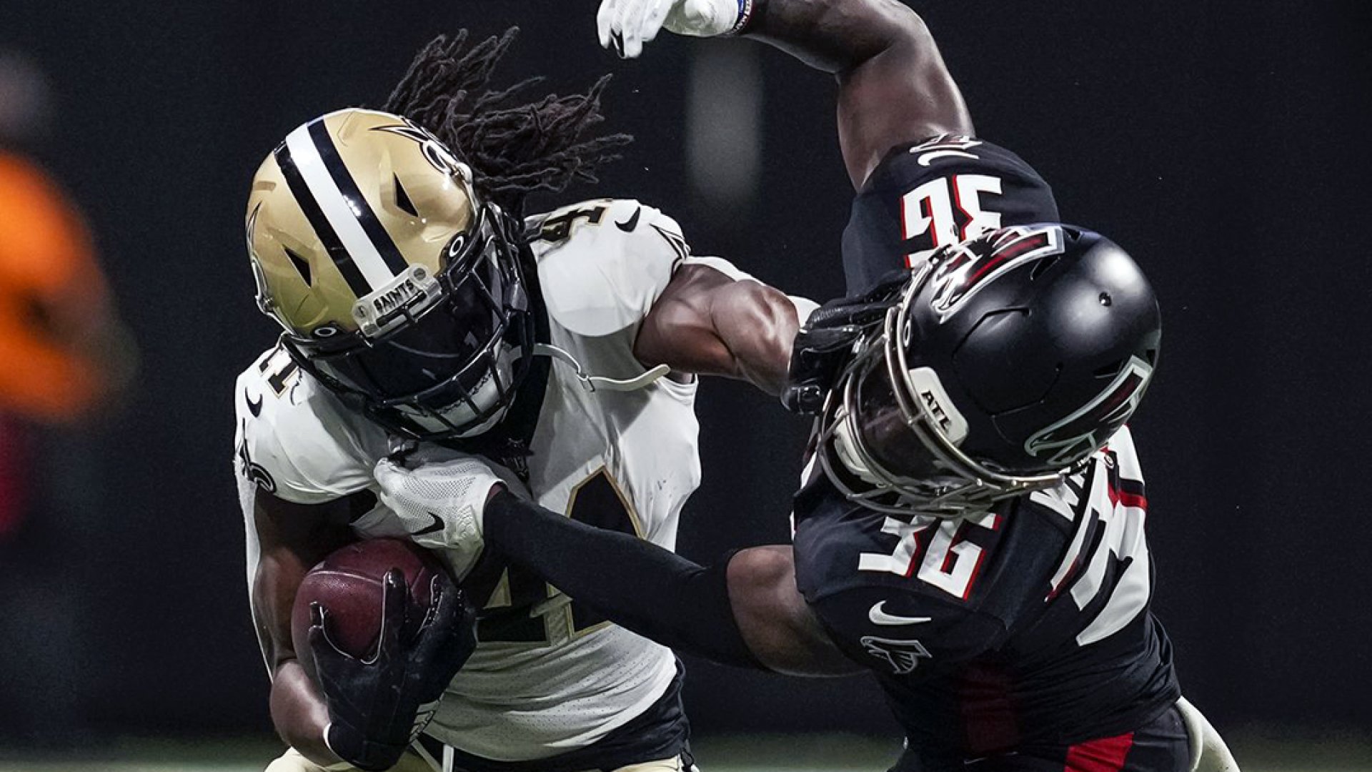 El touchdown de los New Orleans Saints que calentó los ánimos ante los Atlanta Falcons