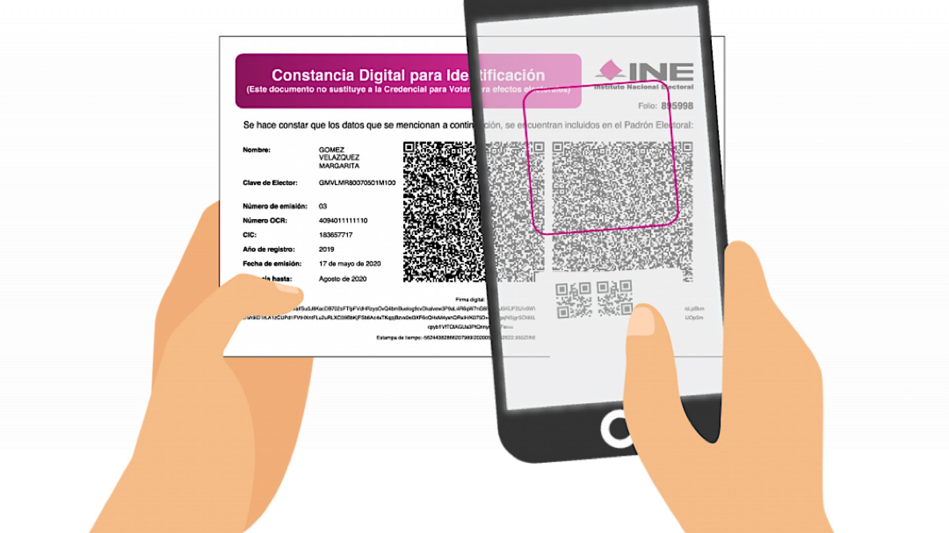 Digitaliza tu credencial del INE con tu celular 