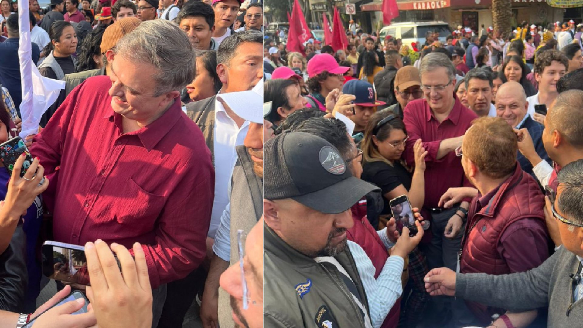 Marcelo Ebrard, presente en cierre de precampaña de Claudia Sheinbaum