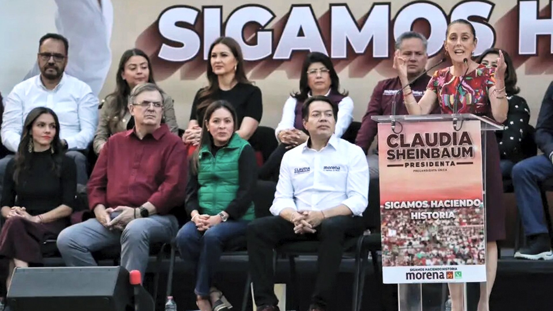 Claudia: ‘Hay alegría por la Cuarta Transformación’