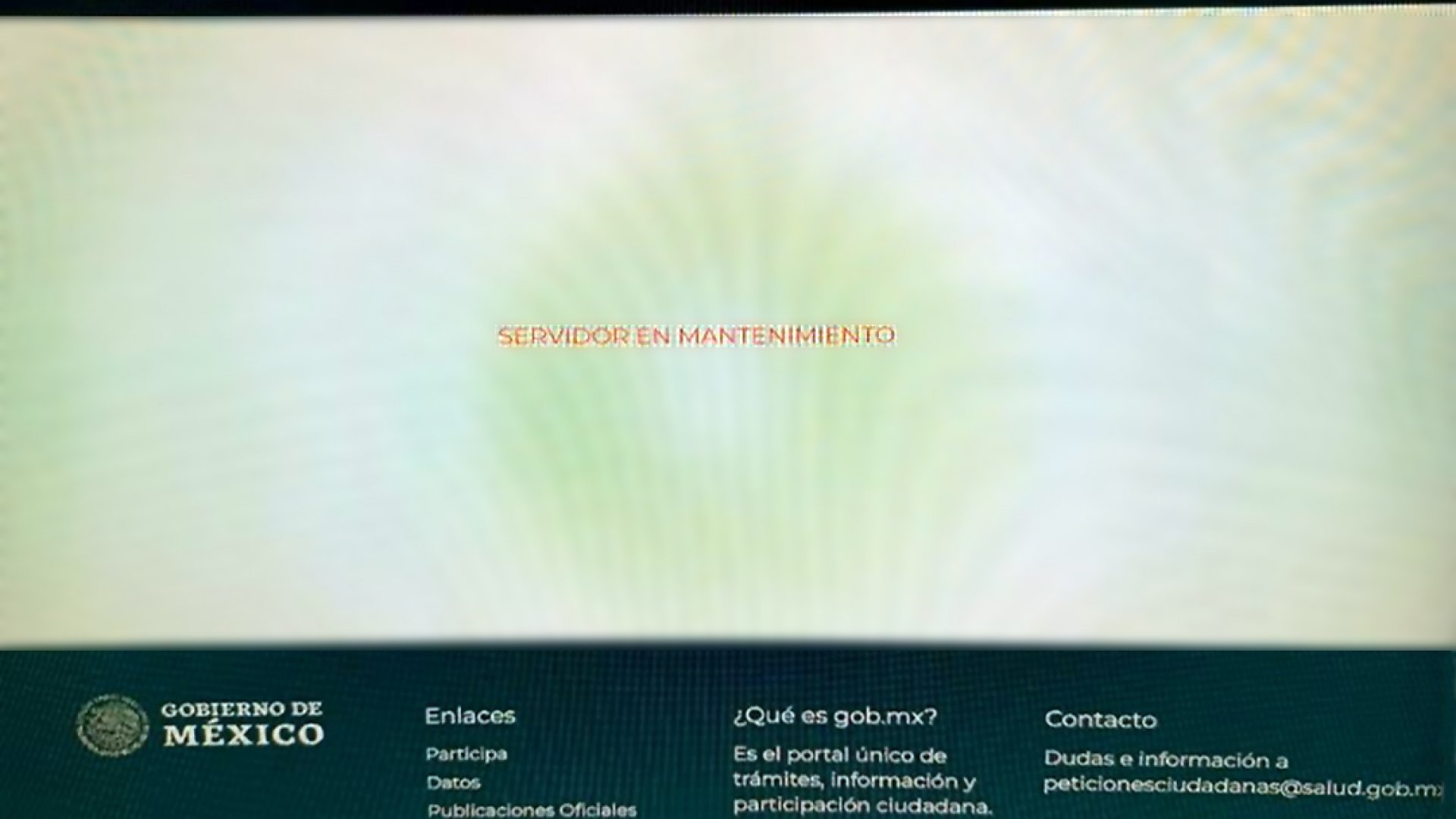 Usuarios reportan caída de la página que reporta casos de Covid-19 en México