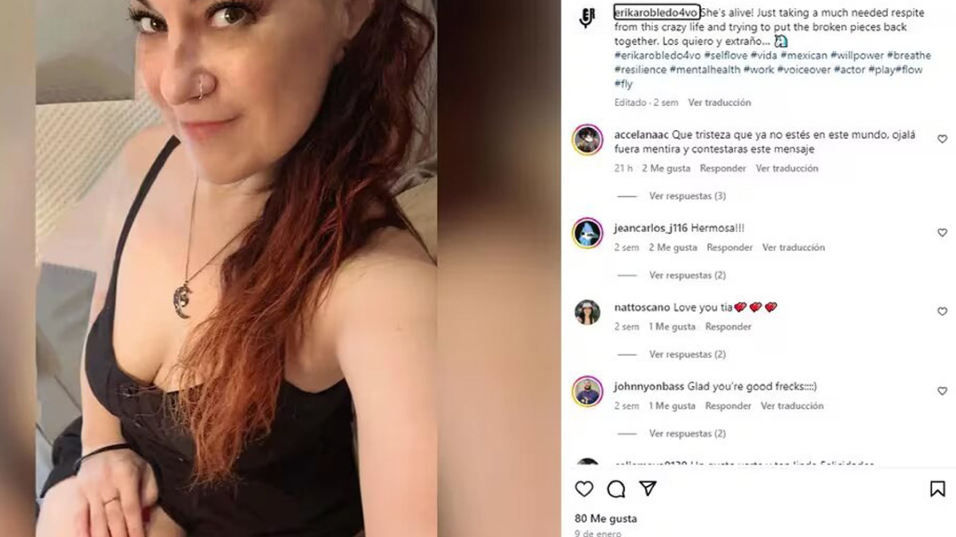 Muere Erika Robledo, actriz que dobló la voz de la Sirenita