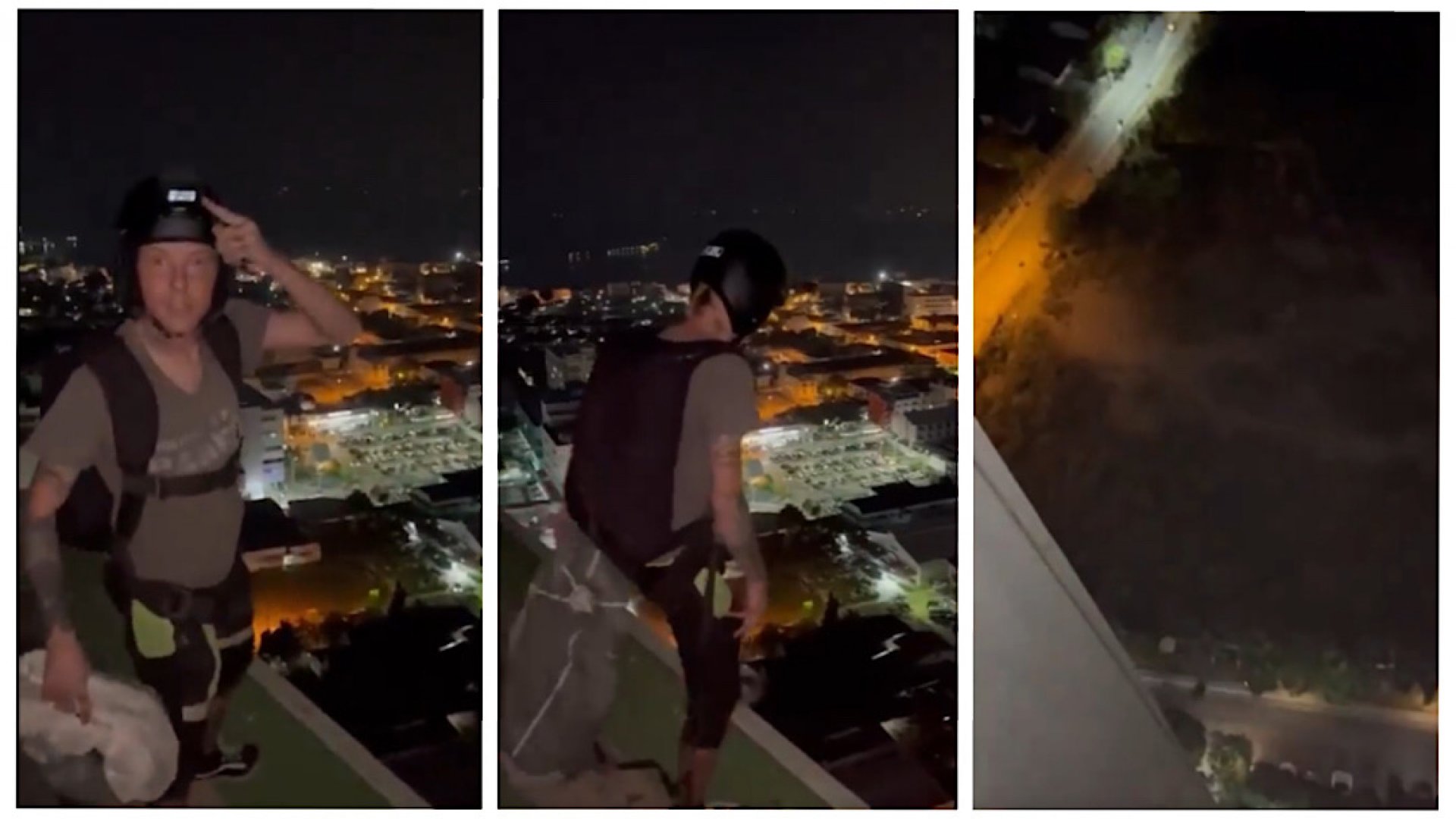 Amigo graba muerte de paracaidista tras aventarse del piso 29 de un edificio