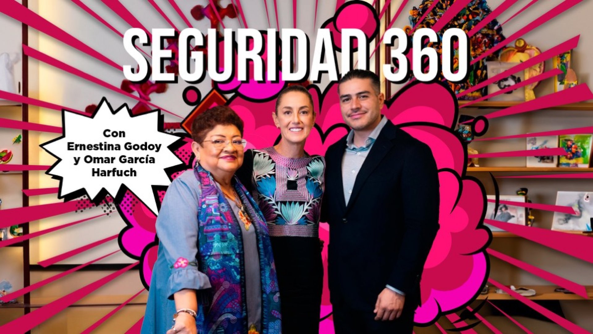 Claudia Sheinbaum, Ernestina Godoy y Omar García Harfuch destacan Estrategia que hizo más segura a la CDMX