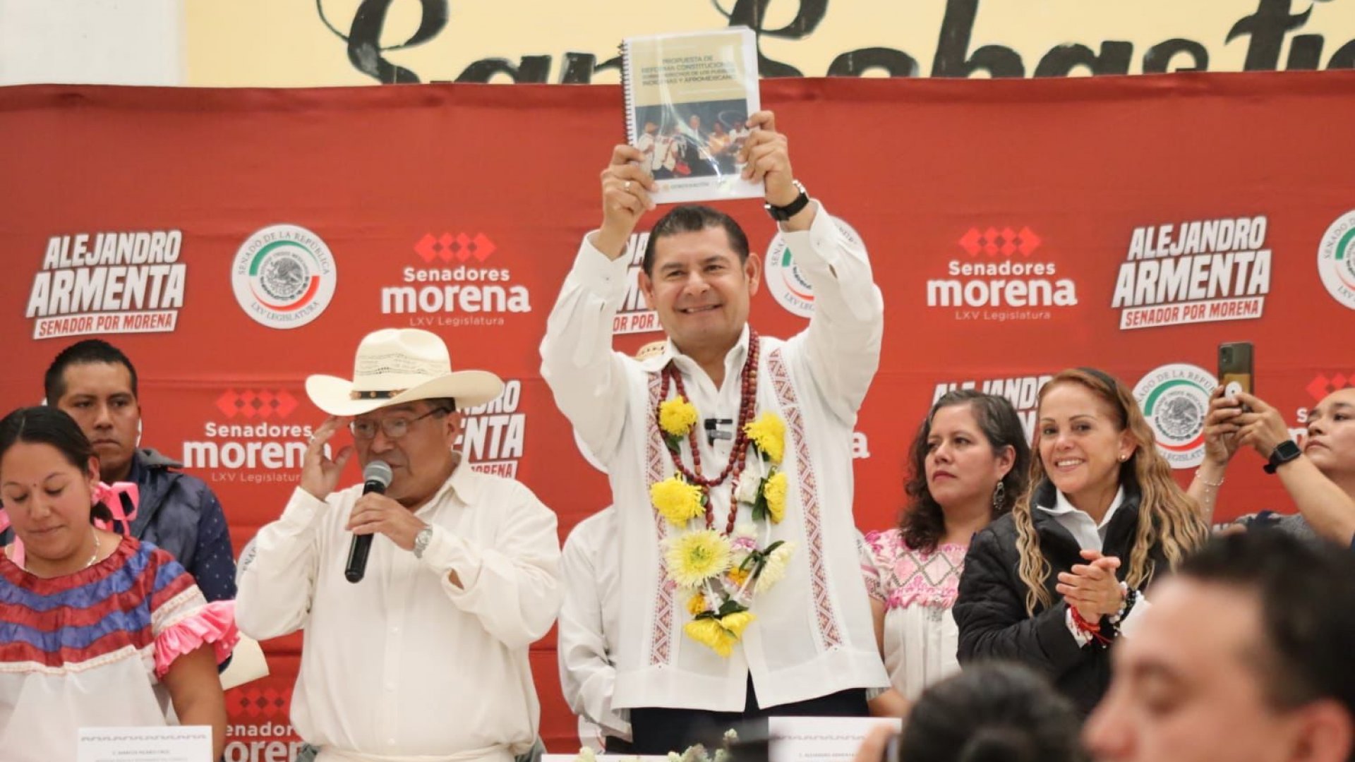 Alejandro Armenta: ‘Alto al saqueo y la corrupción en los pueblos indígenas’