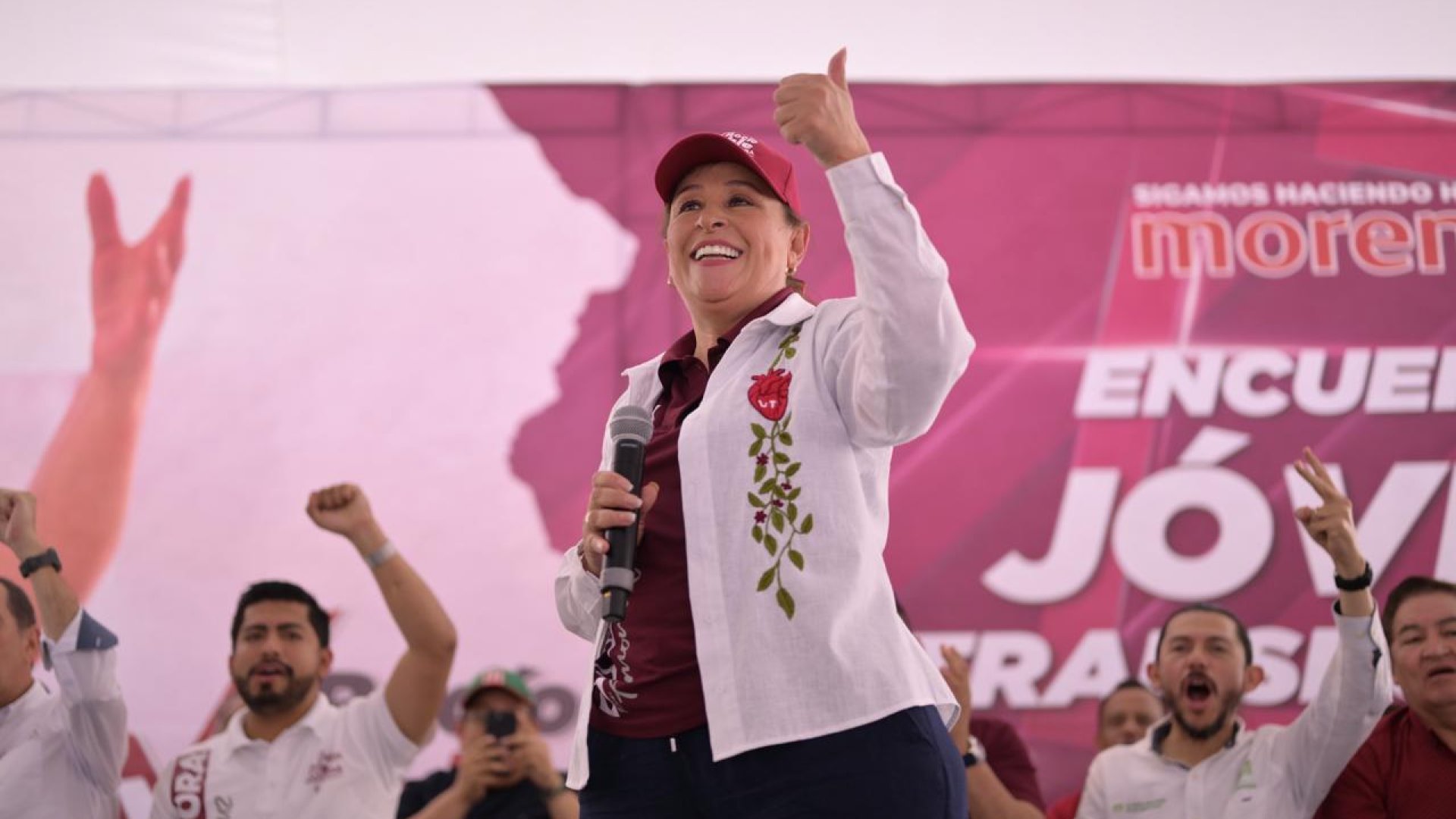 Rocío Nahle cerrará precampaña en Alvarado
