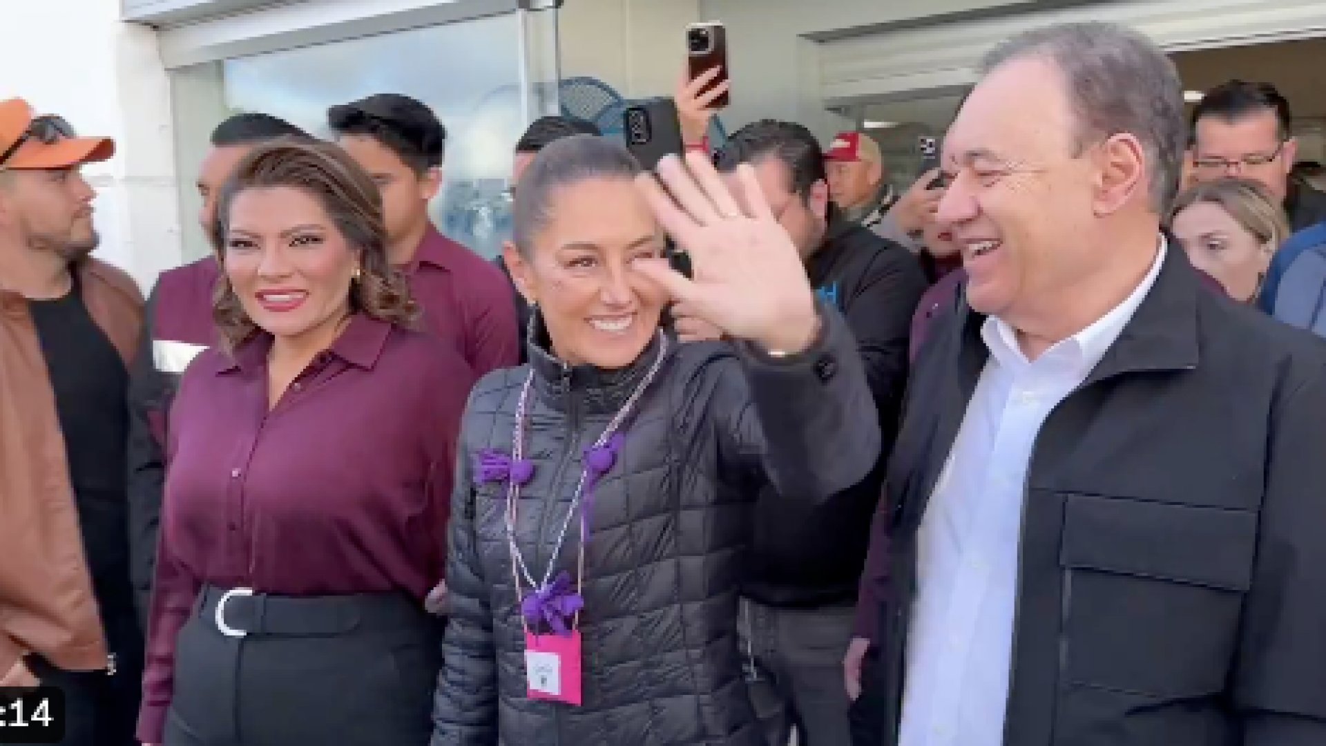 Claudia Sheinbaum llega a Sonora; la recibe el gobernador