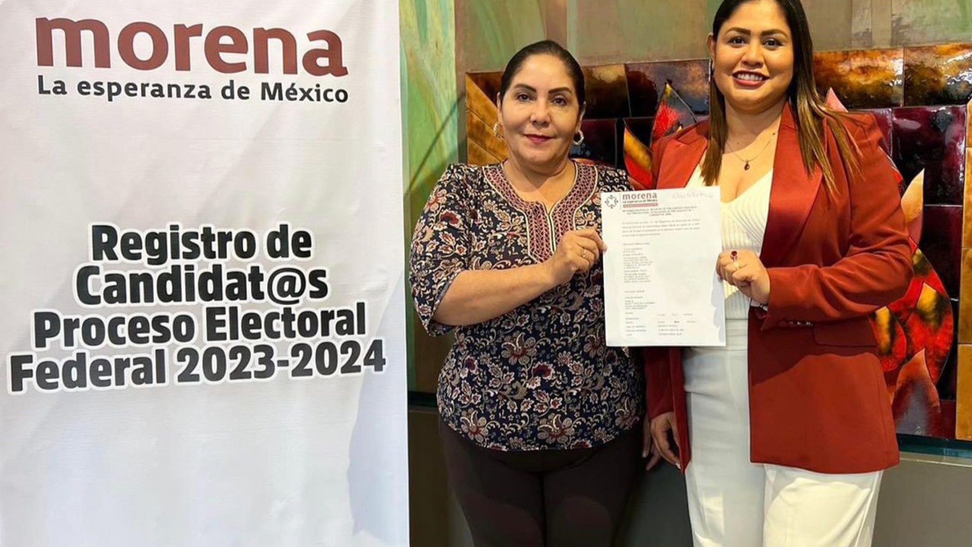 Se registra Claudia Tello como candidata al senado de la república