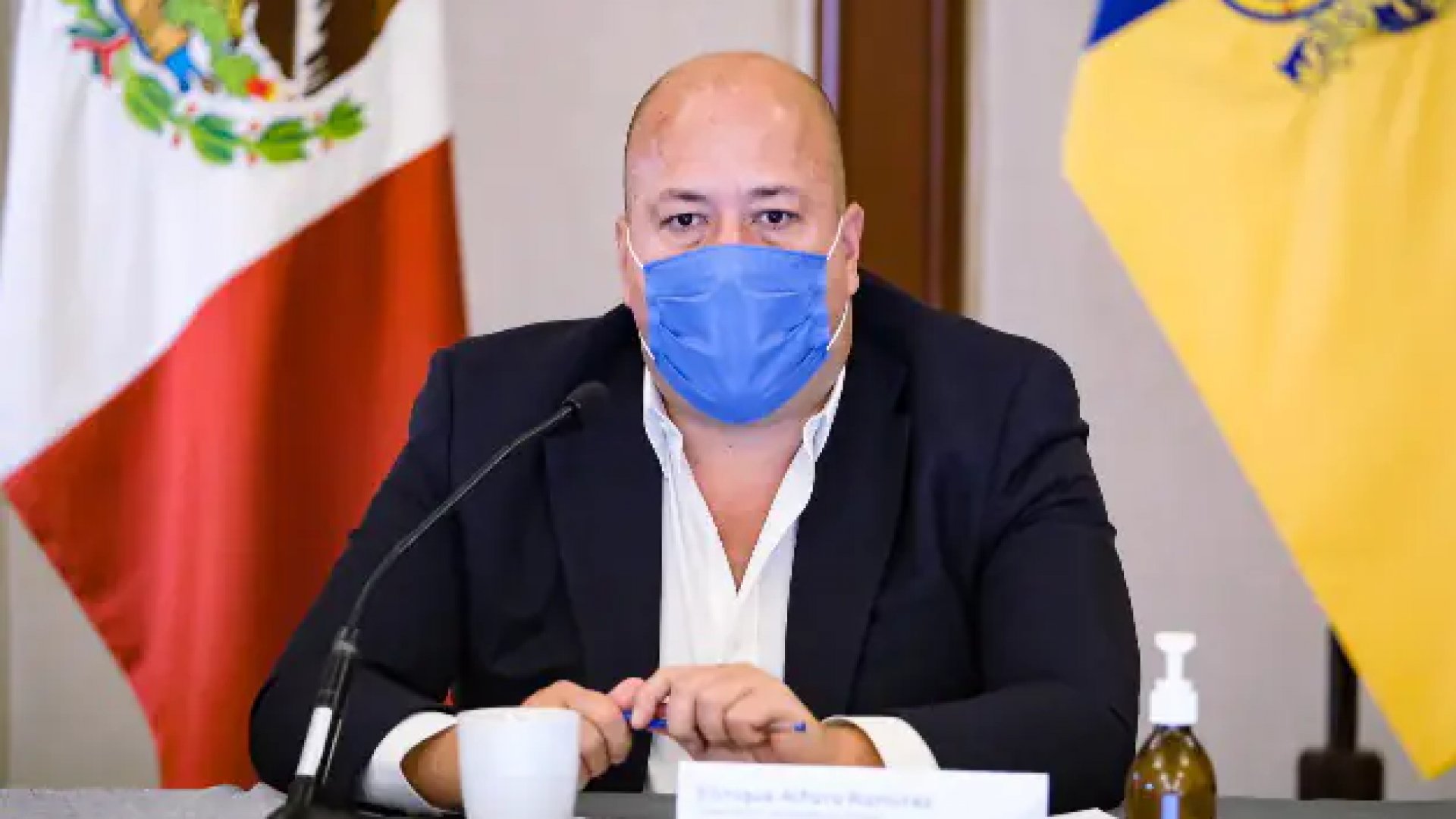 Enrique Alfaro se enferma de Covid