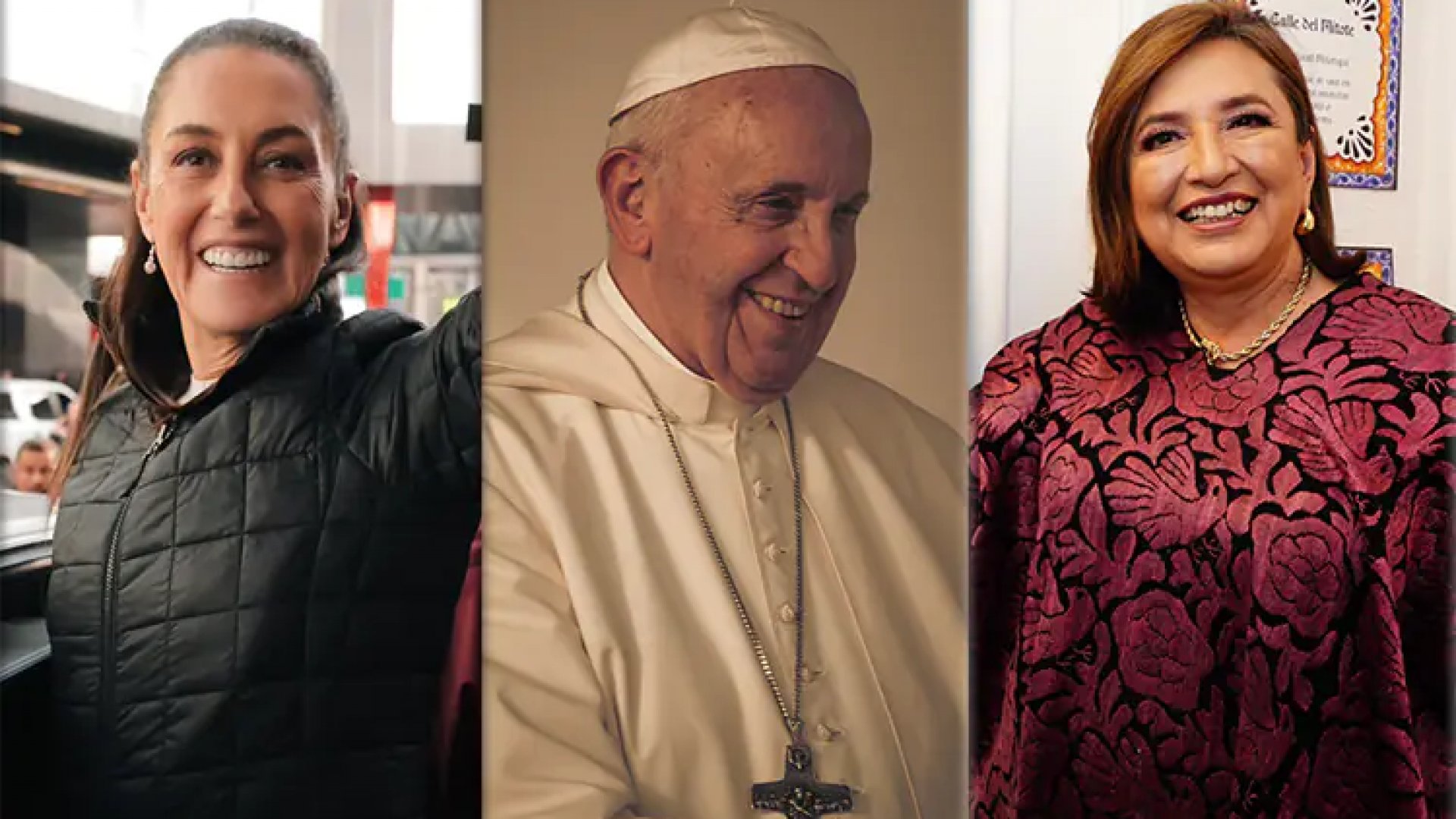 Se reúnen Sheinbaum y Xóchitl con el papa Francisco
