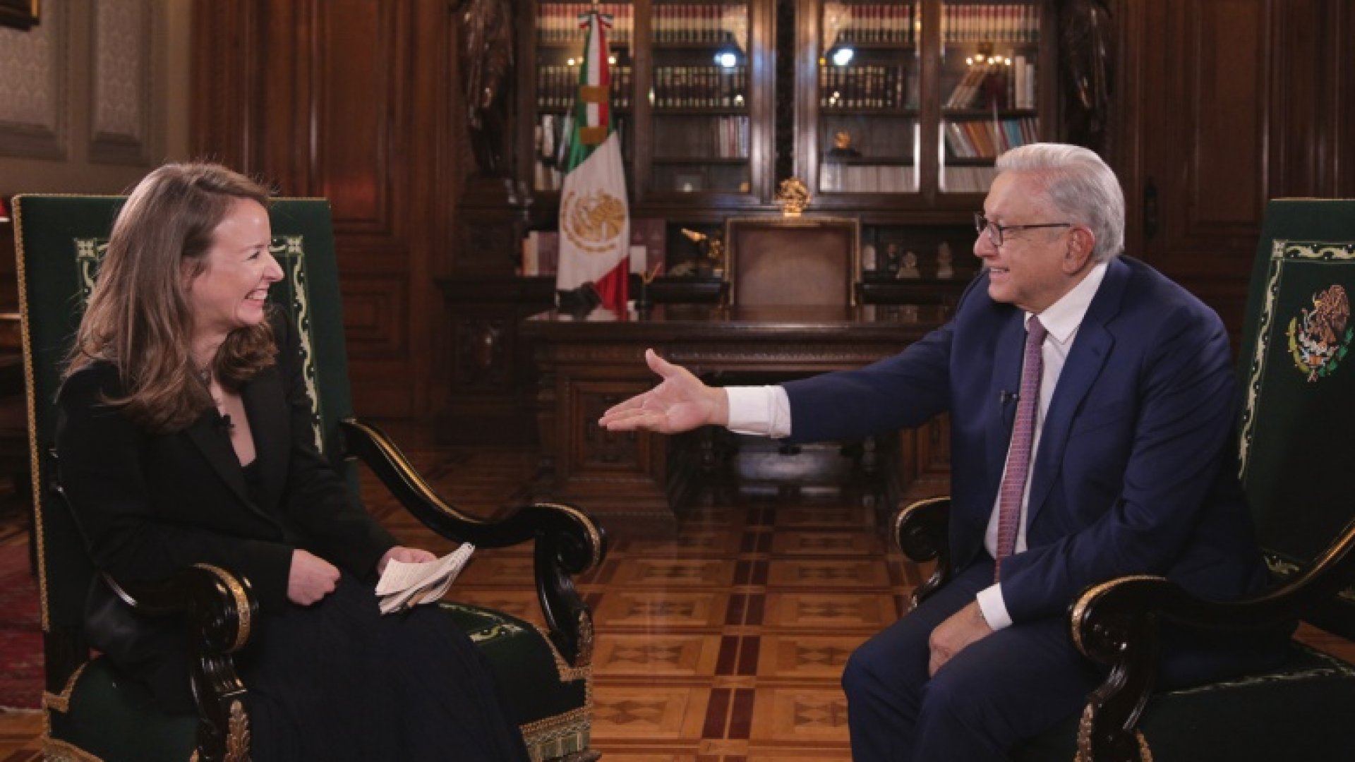 AMLO da la primera entrevista en años