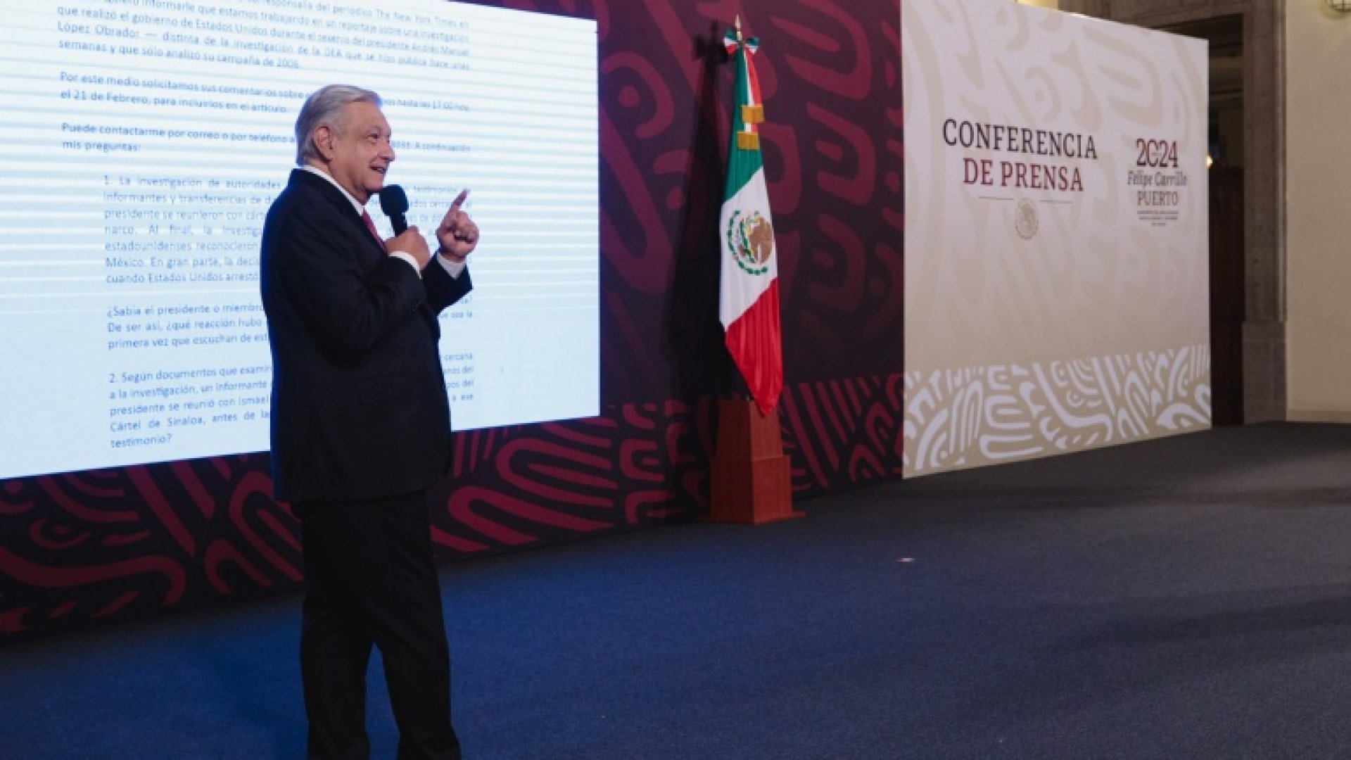 AMLO alertó sobre intentos de injerencia de gobiernos extranjeros