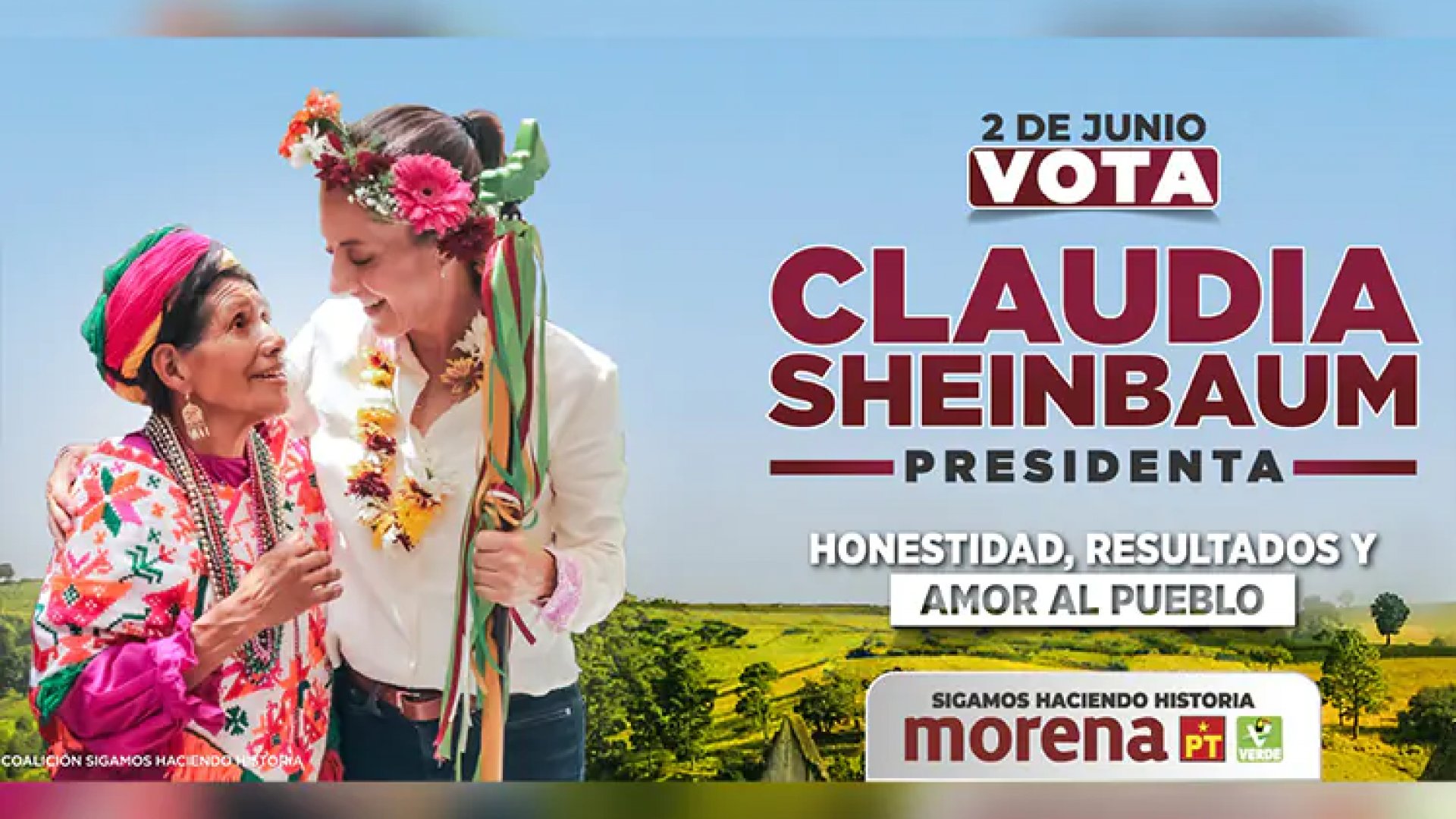 Sheinbaum abre su página oficial de campaña